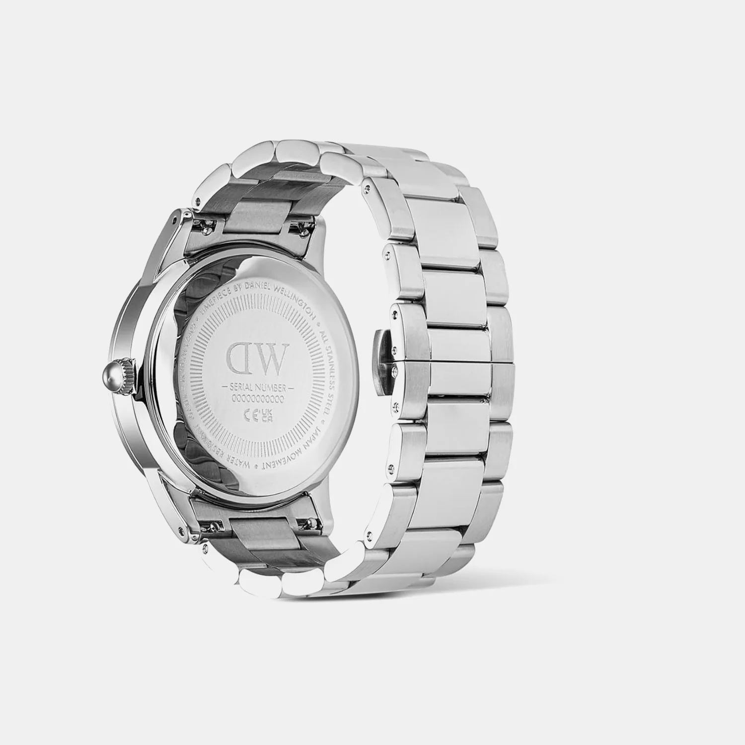 Iconic Paradigma Men Quartz Black Dial Analog Stainless Steel Watch DW00100822K - Image 4
