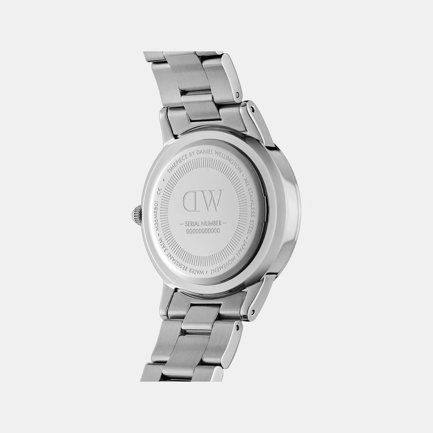 Iconic Women Quartz Black Dial Analog Stainless Steel Watch DW00100206 - Image 3