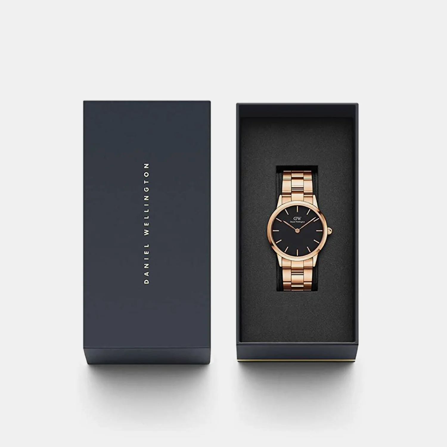 Iconic Women Quartz Black Dial Analog Stainless Steel Watch DW00100212K - Image 8