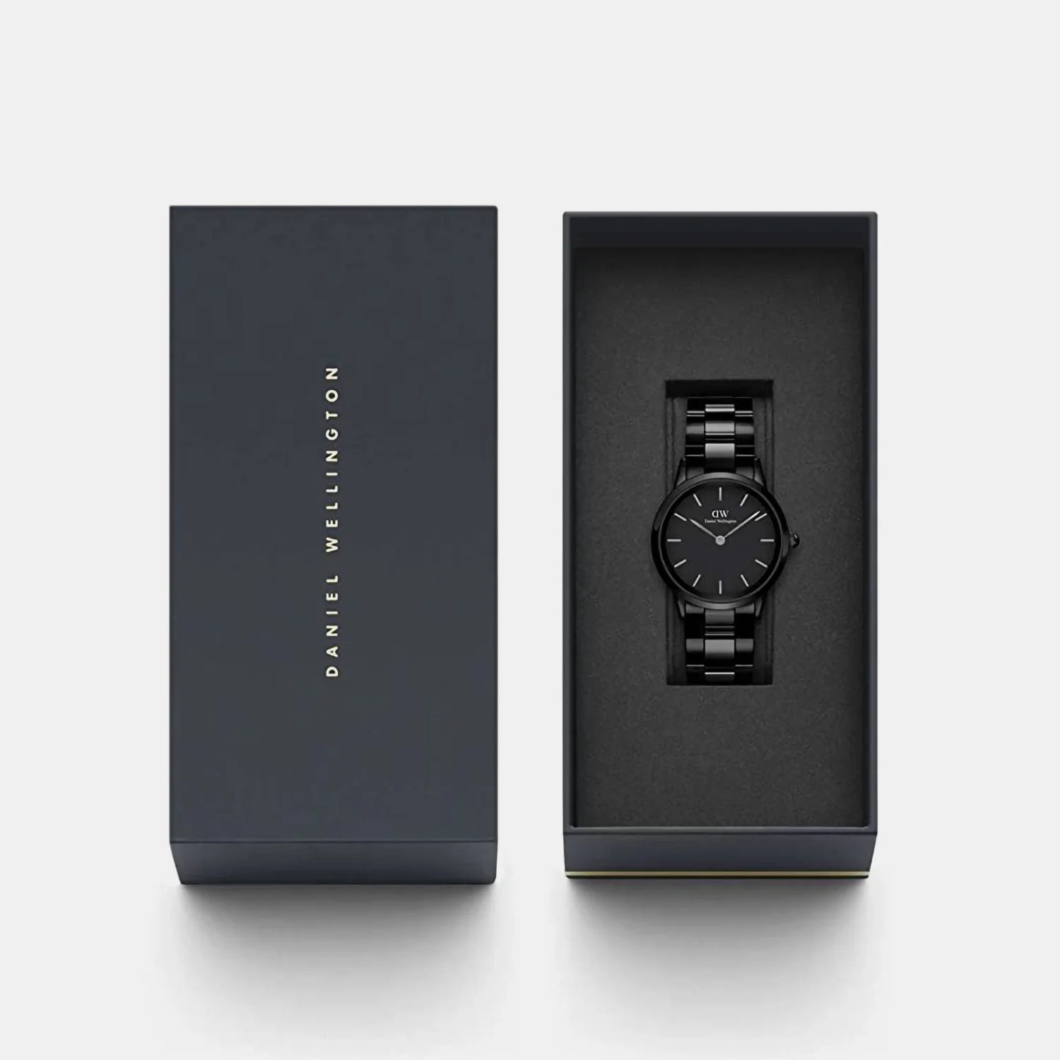 Iconic Women Quartz Black Dial Analog Stainless Steel Watch DW00100414K - Image 7