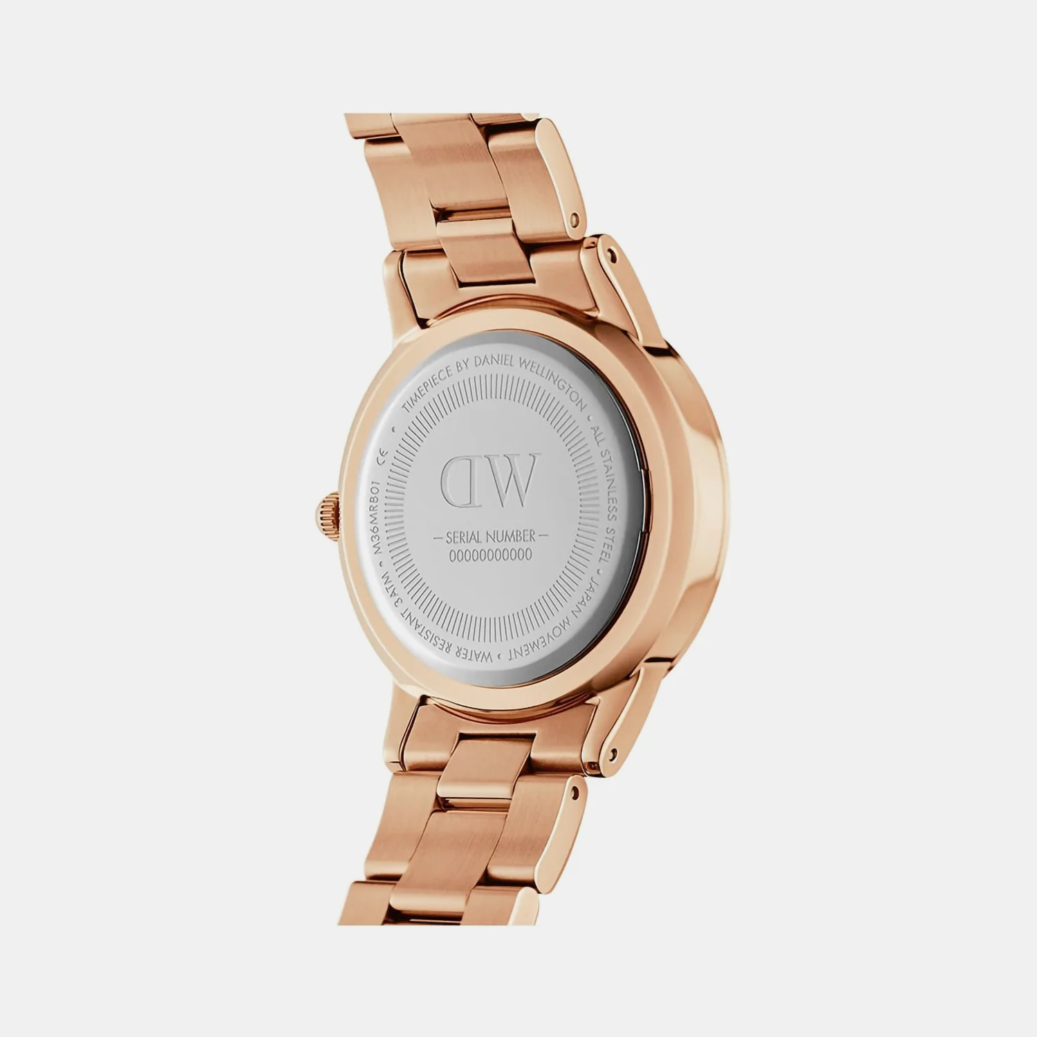Iconic Women Quartz Gold Dial Analog Stainless Steel Watch DW00100483K - Image 4