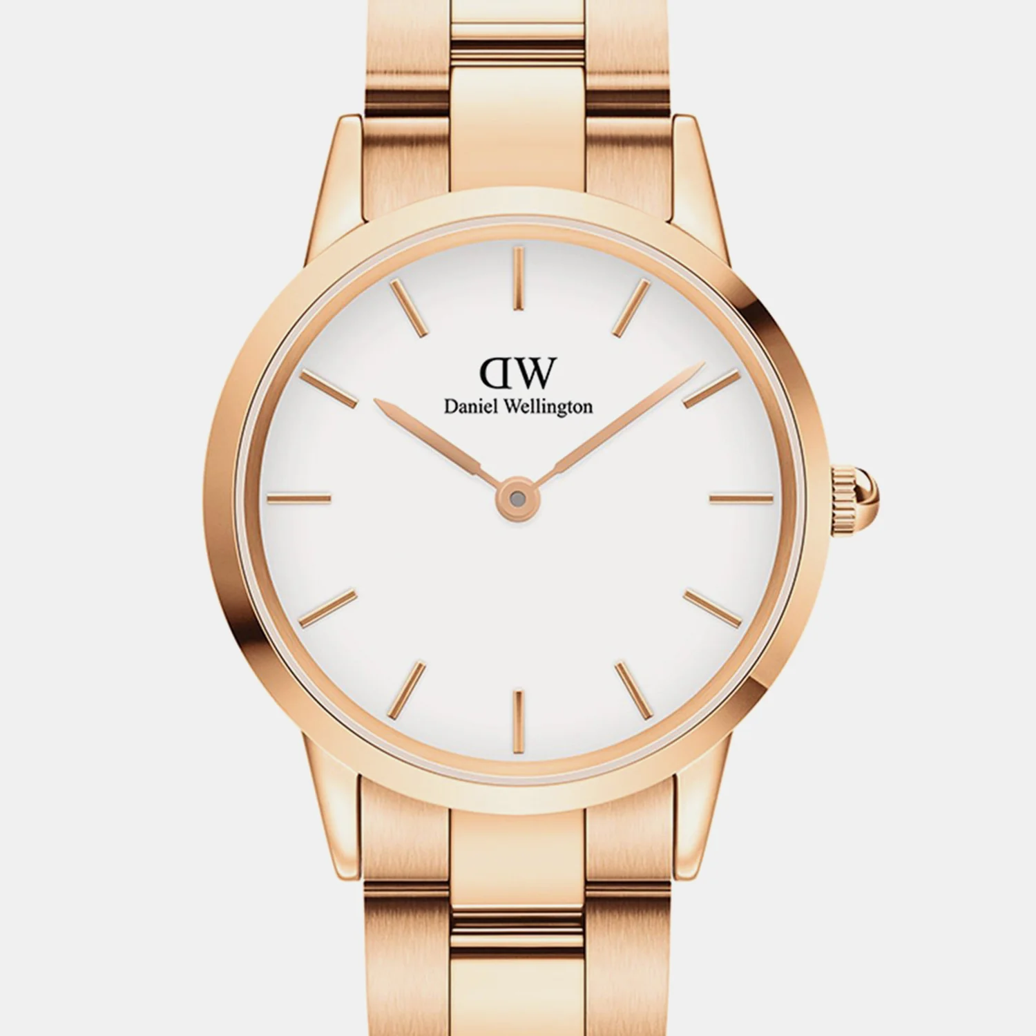 Iconic Women Quartz White Dial Analog Stainless Steel Watch DW00100211K - Image 5