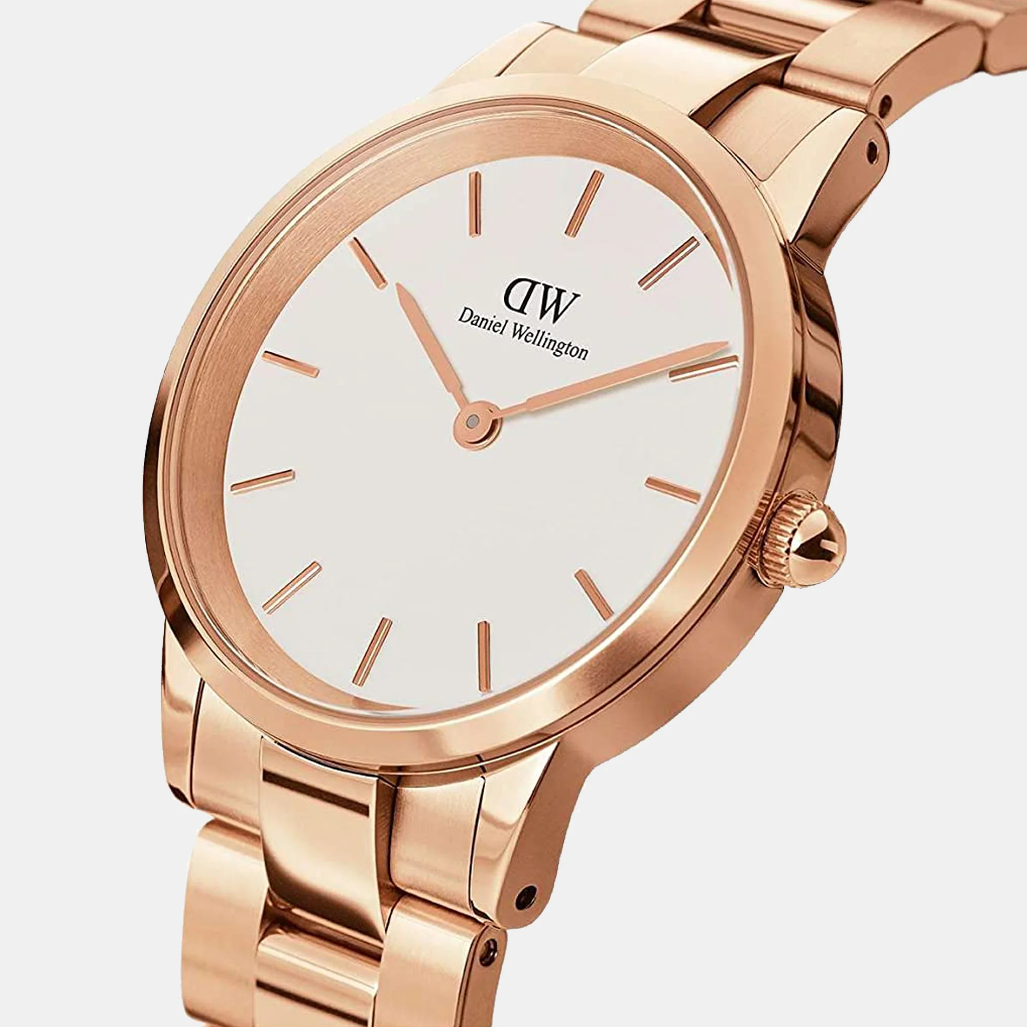 Iconic Women Quartz White Dial Analog Stainless Steel Watch DW00100213K - Image 6
