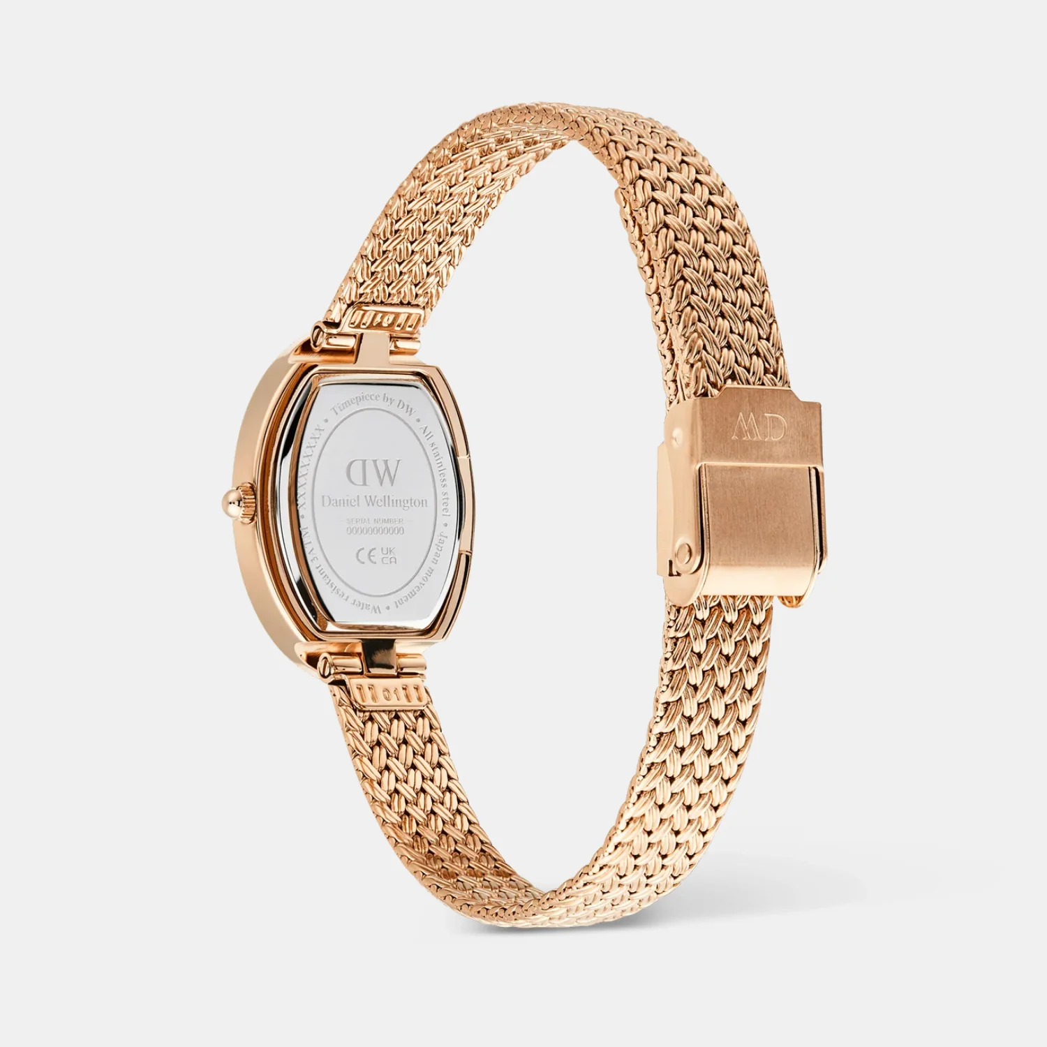 Juliette Women Quartz White Dial Analog Mesh Watch DW00100883 - Image 6