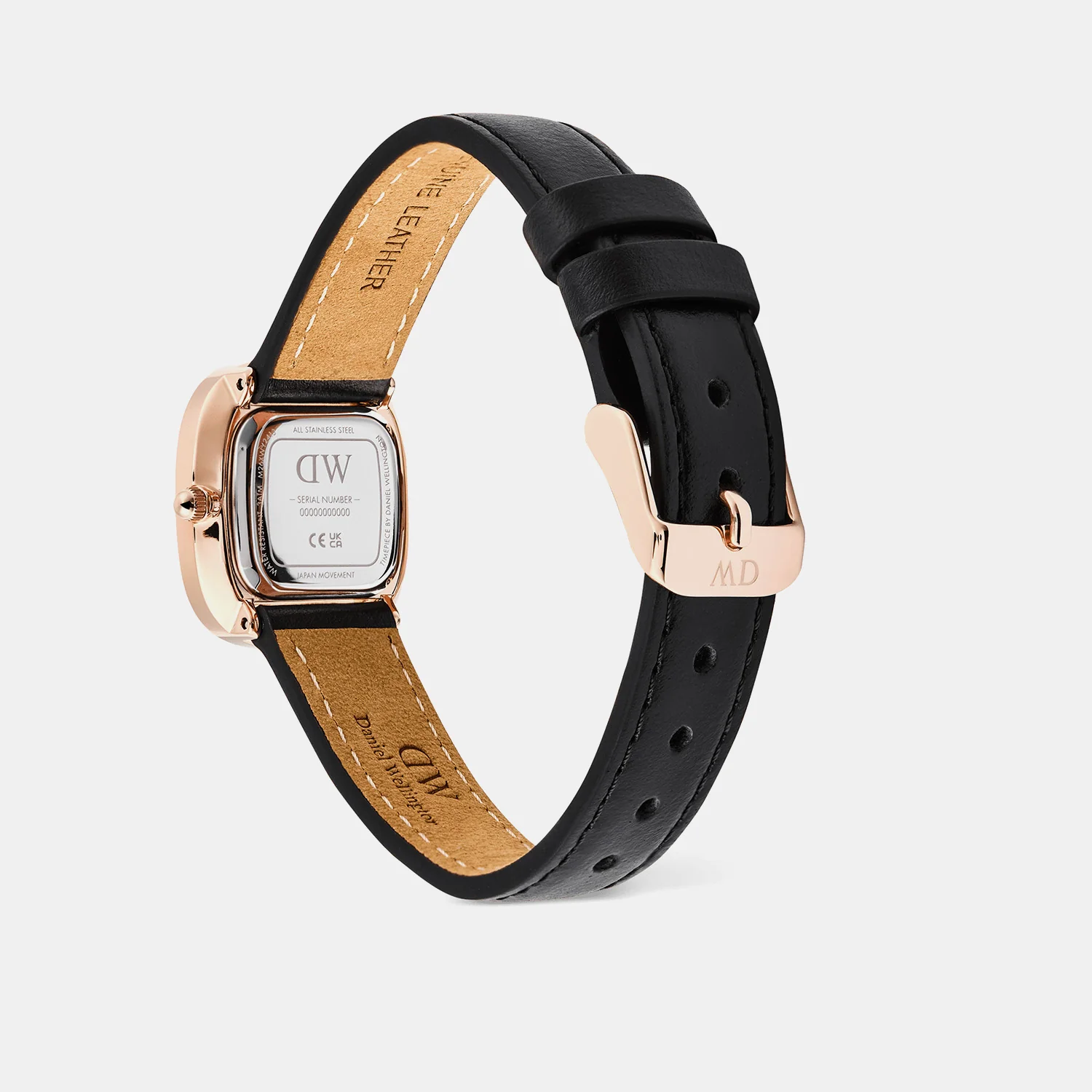 Margot Sheffield Women Quartz Rose Gold Dial Analog Leather Watch DW00100879 - Image 4