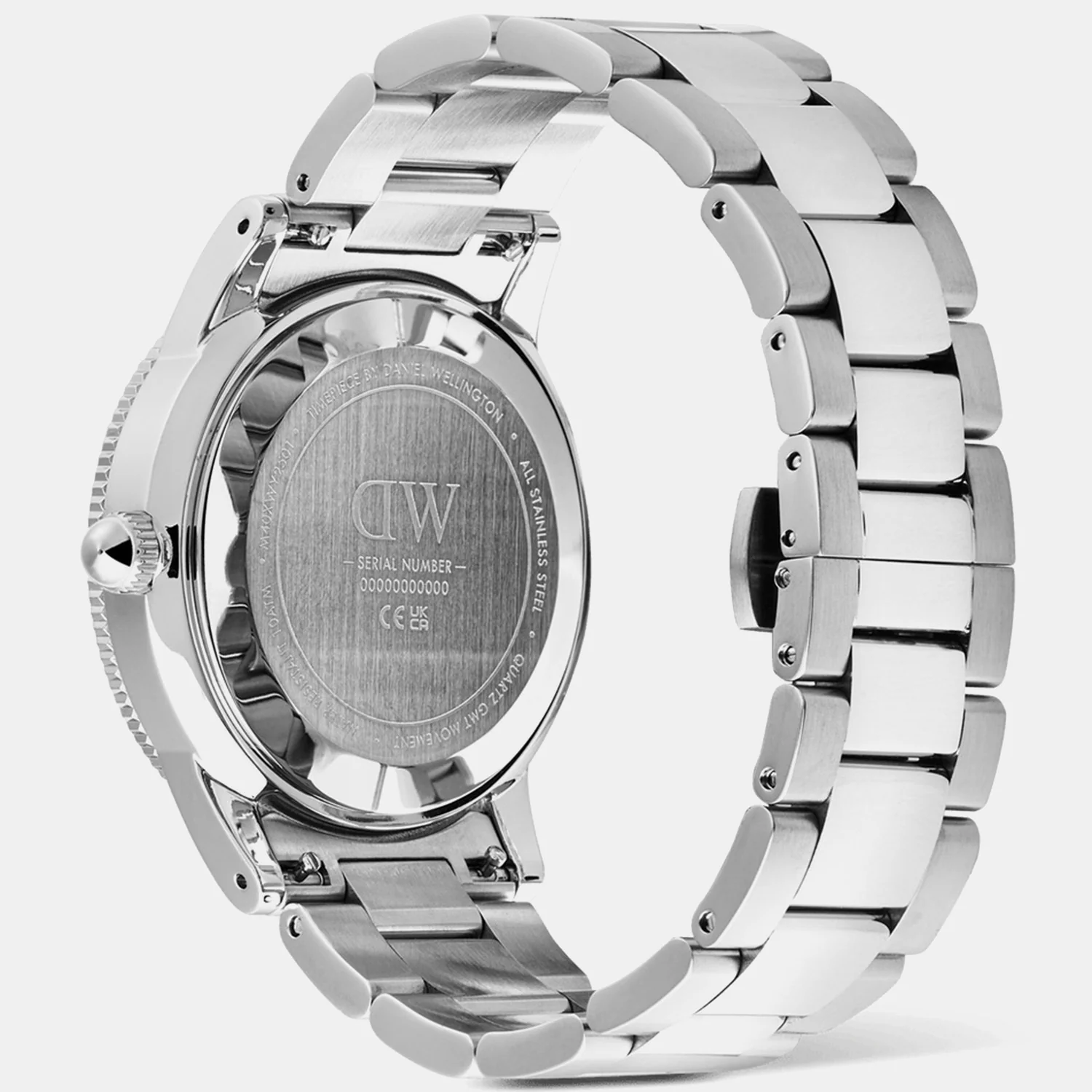 Men Quartz Black Dial Analog Stainless Steel Watch DW00100921K - Image 4