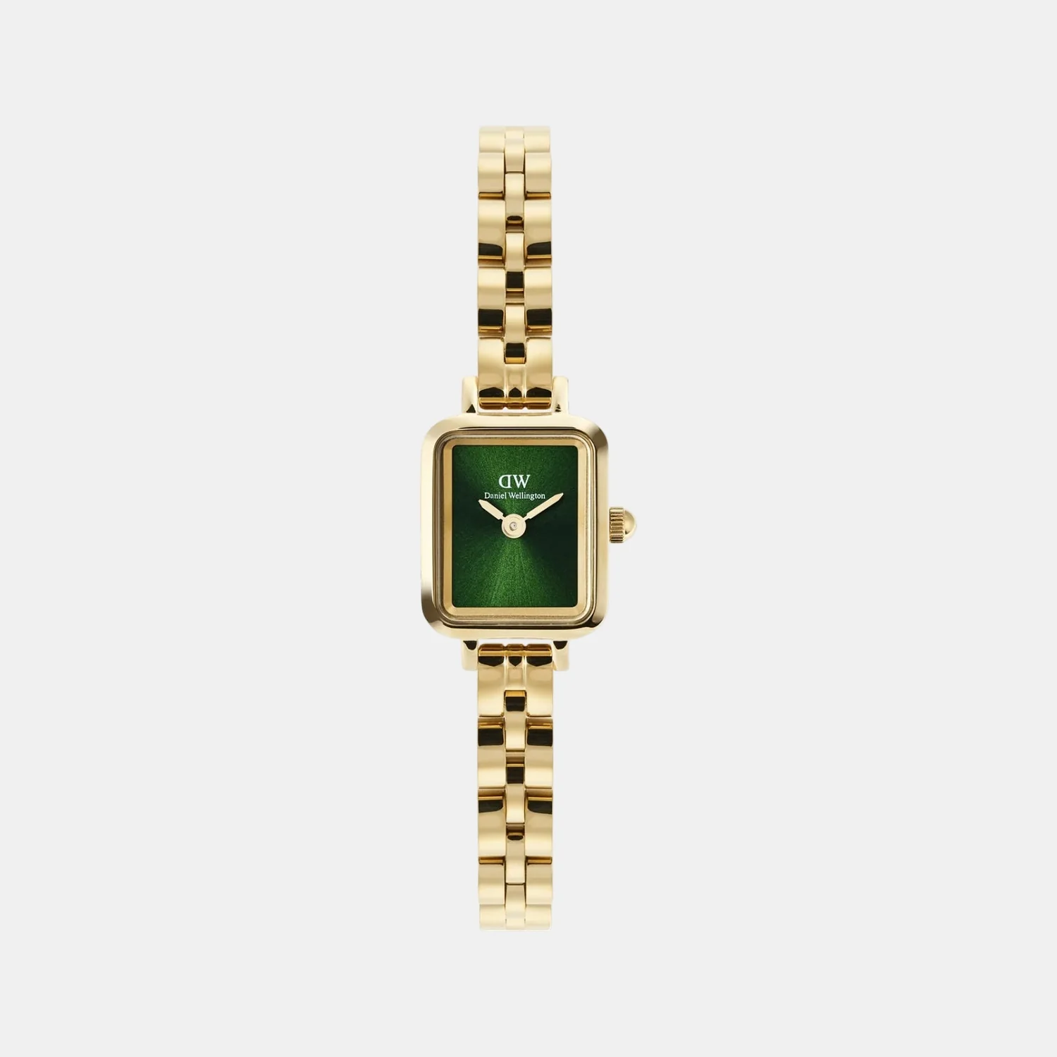 Quadro Women Quartz Emerald Green Dial Analog Stainless Steel Watch DW00100852K