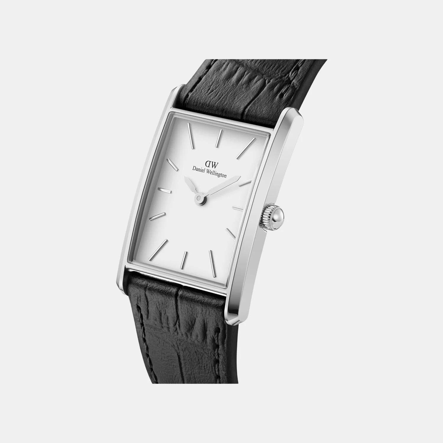 Tank Unisex Quartz White Dial Analog Leather Watch DW00100697K - Image 3