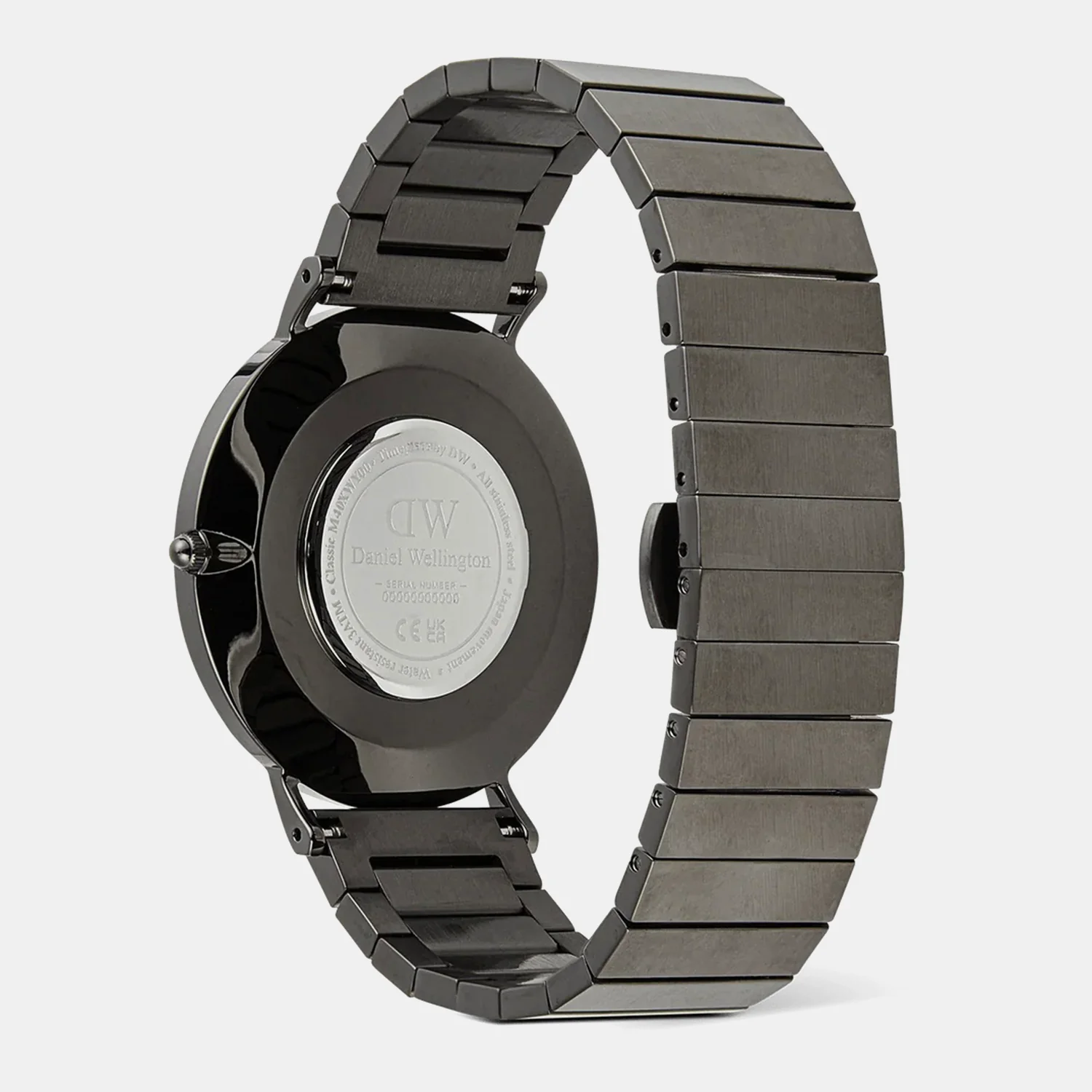 Unisex Quartz Grey Dial Analog Stainless Steel Watch DW00100777K - Image 4
