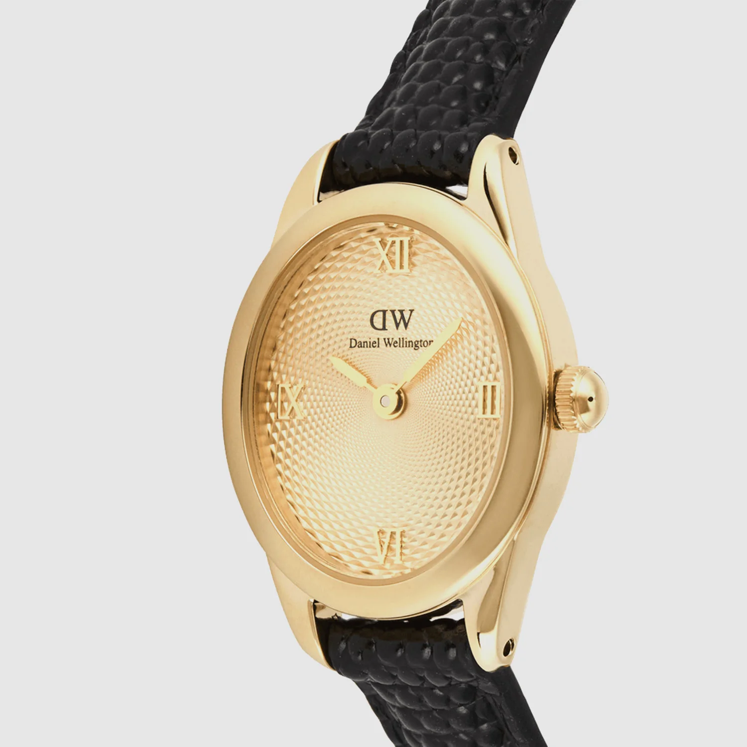 Women Quartz Gold Dial Analog Leather Watch DW00100897 - Image 2