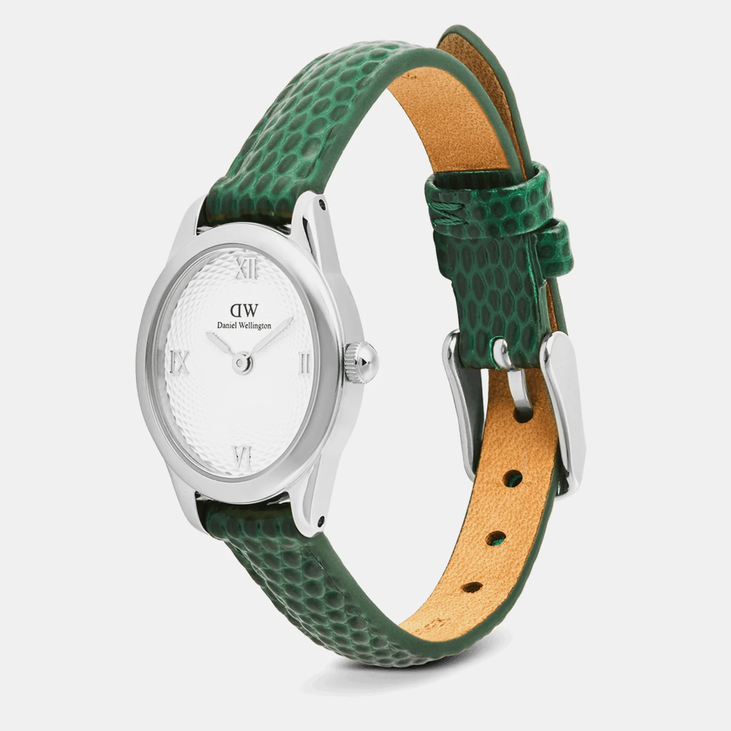 Women Quartz White Dial Analog Leather Watch DW00100889 - Image 4