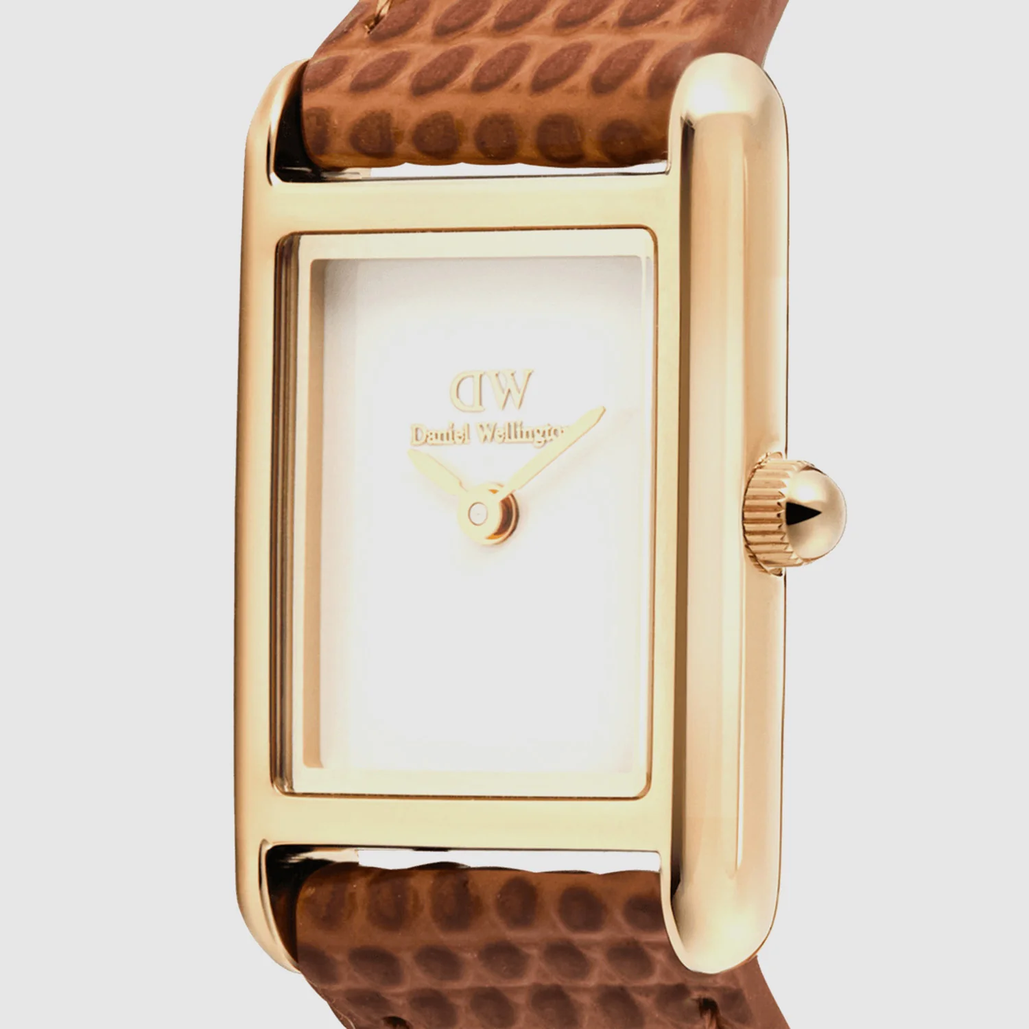 Women Quartz White Dial Analog Leather Watch DW00100909 - Image 2