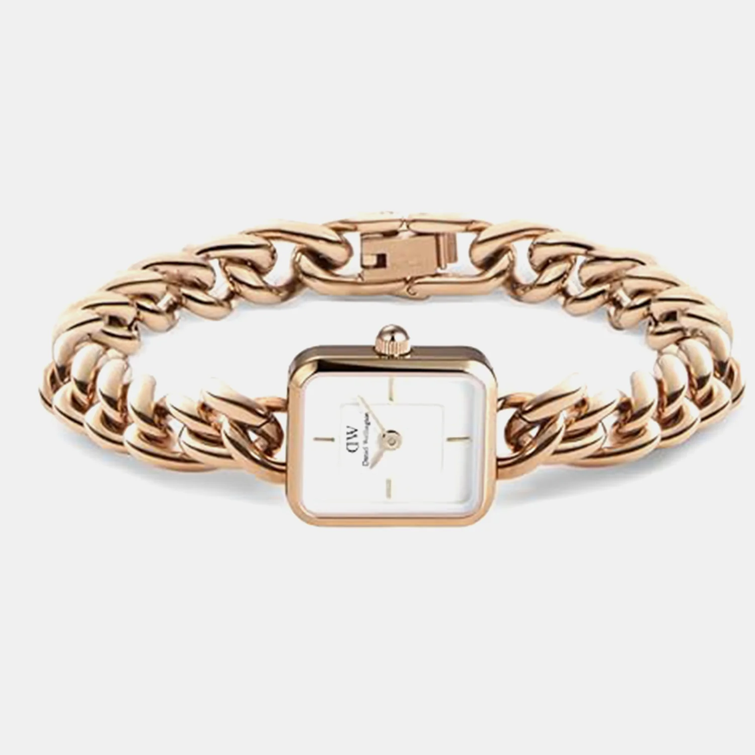 Women Quartz White Dial Analog Steel Watch DW00100835K - Image 3