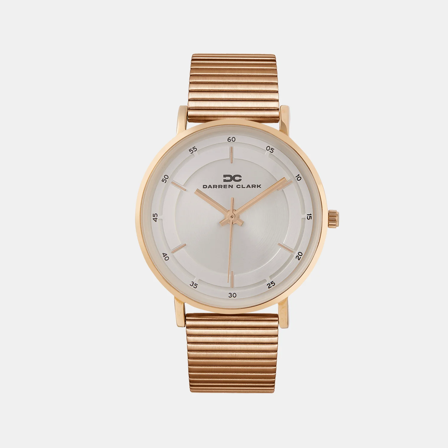 Men Quartz Silver Dial Analog Mesh Watch 1013C-E0303