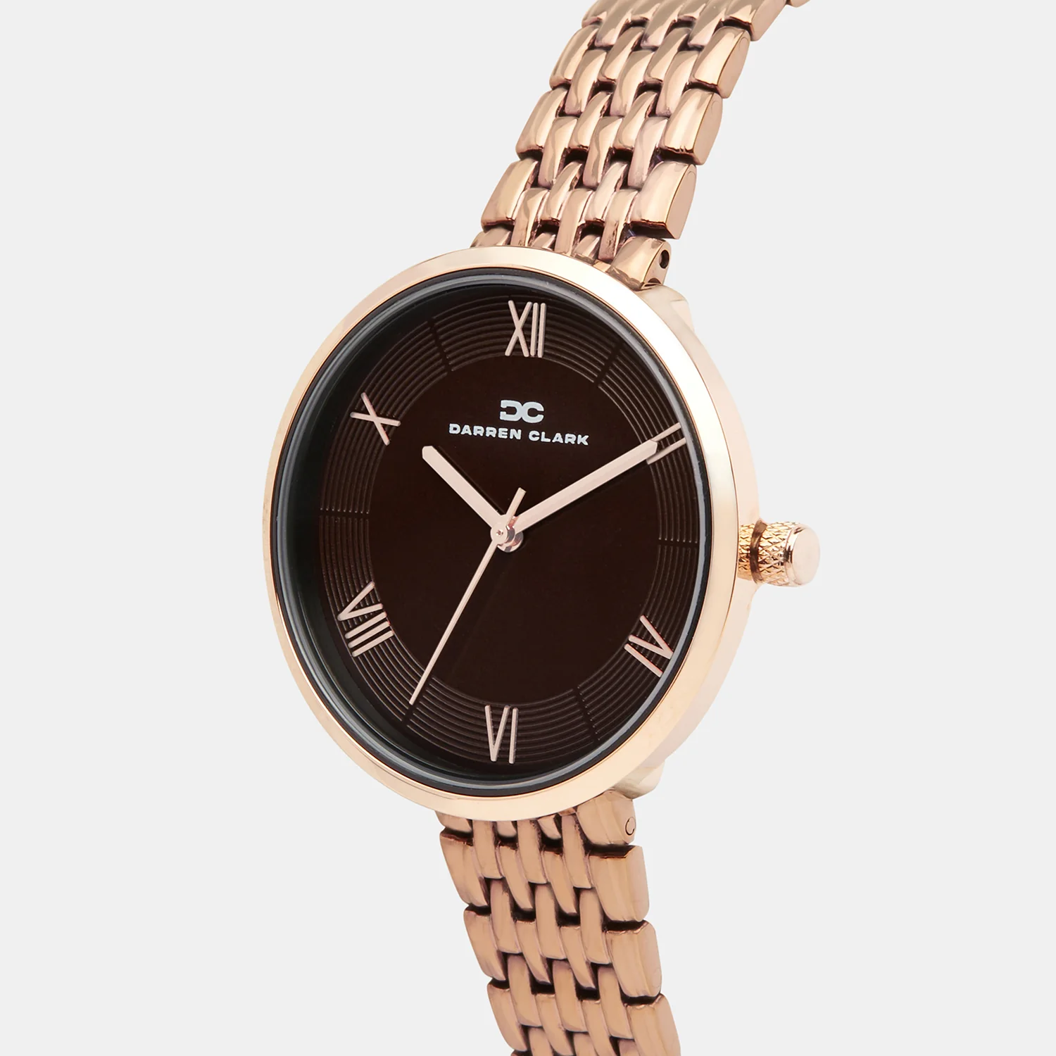 Women Quartz Brown Dial Analog Stainless Steel Watch 2004H-C0306 - Image 2