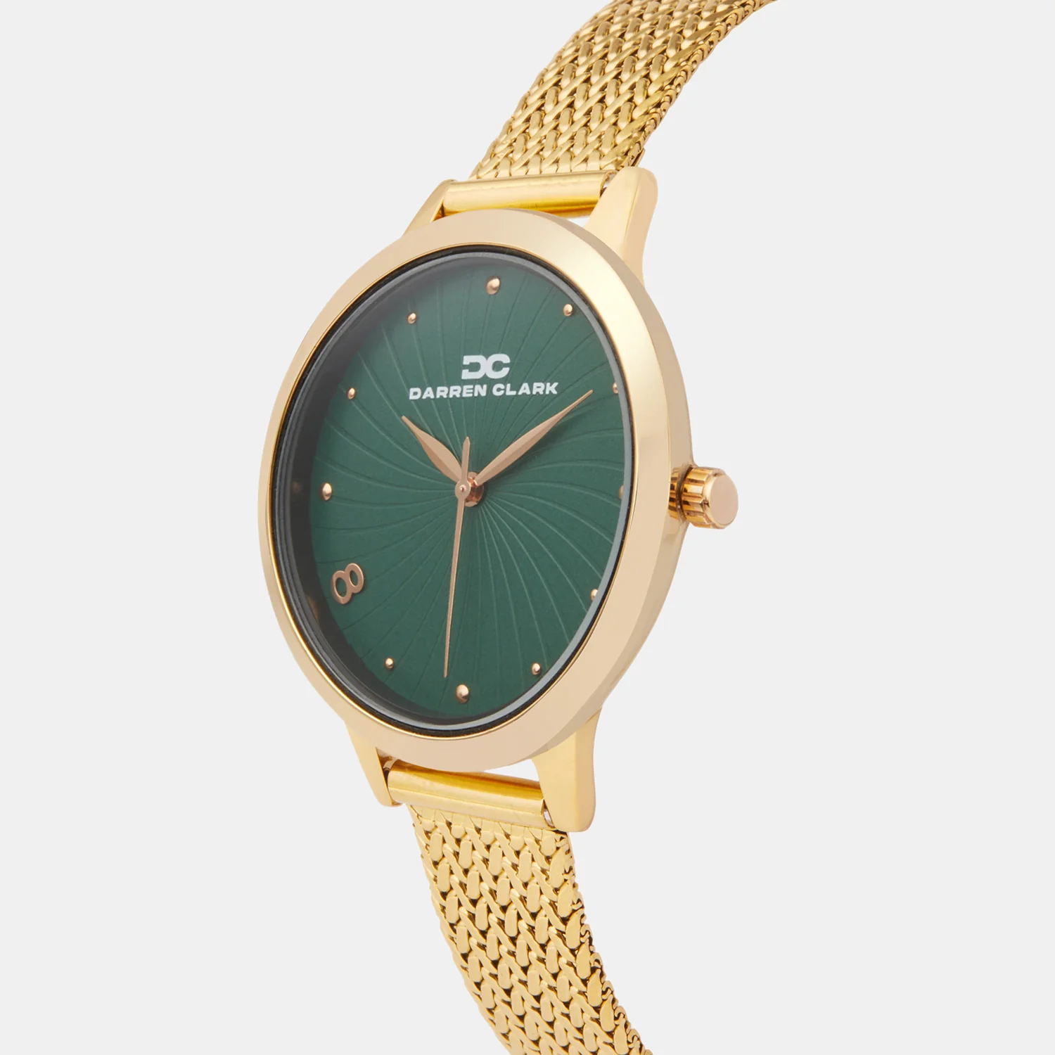 Women Quartz Green Dial Analog Stainless Steel Watch 2006C-E0314 - Image 2
