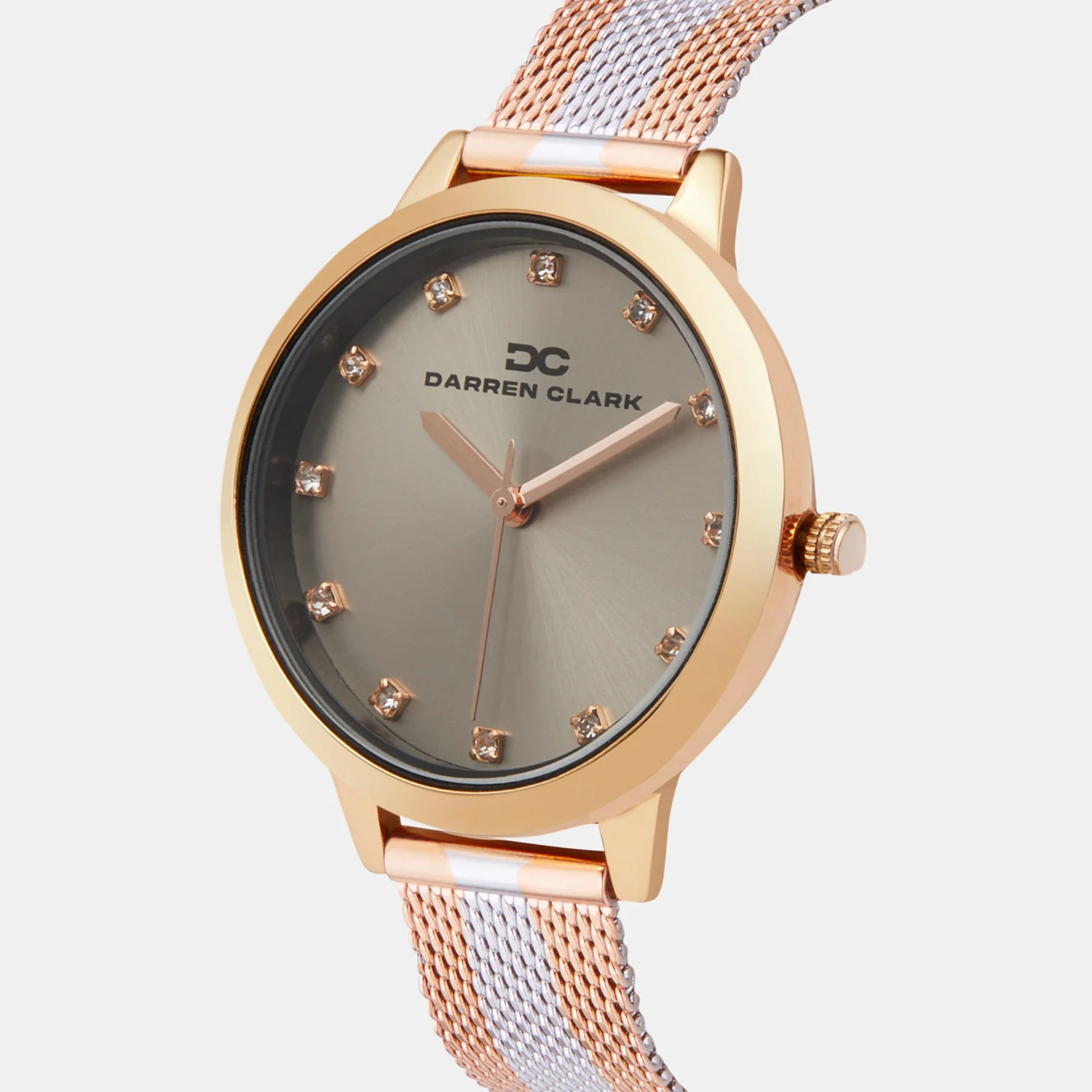 Women Quartz Grey Dial Analog Mesh Watch 2008E-E0315 - Image 3