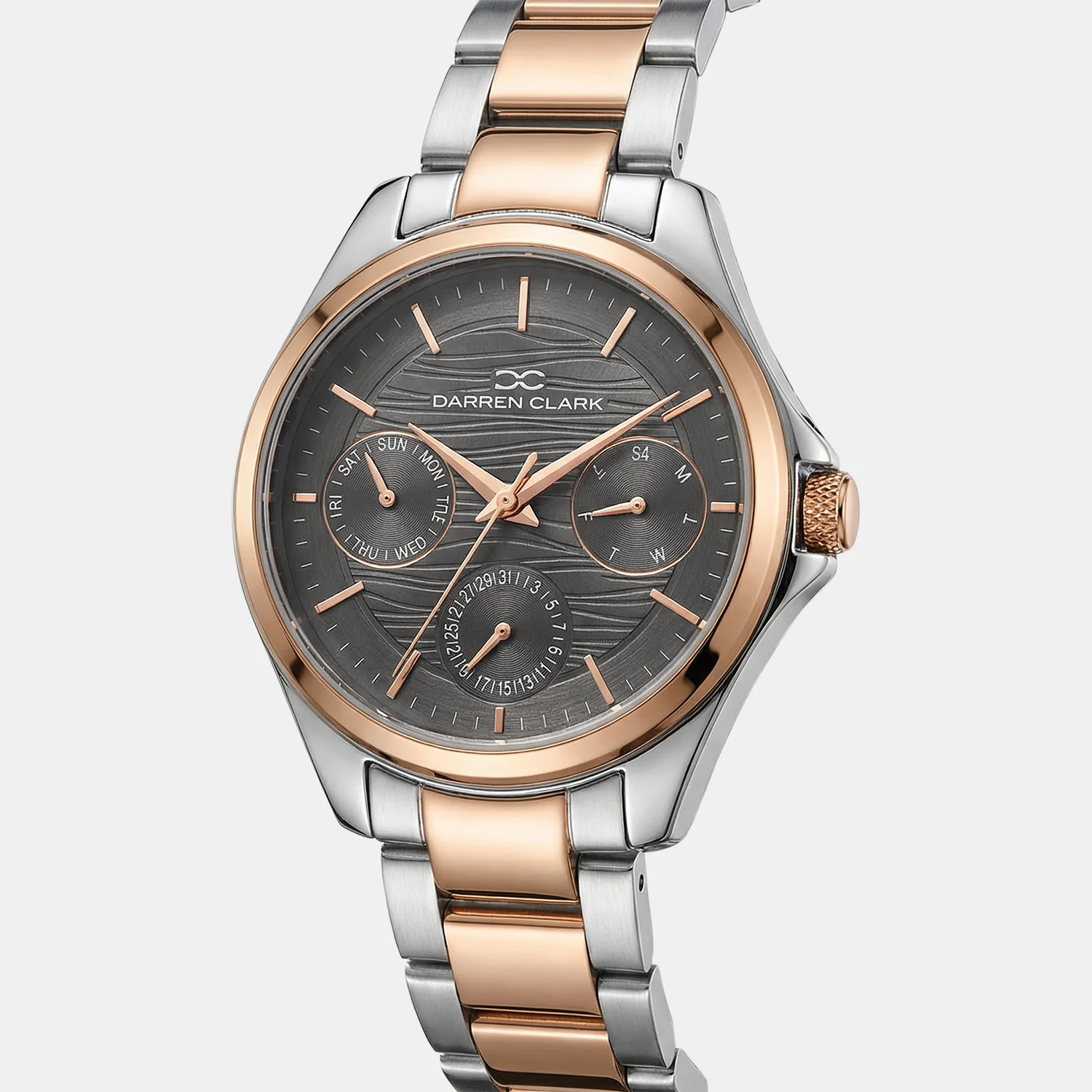 Women Quartz Grey Dial Analog Metal Watch 2012E-M1315 - Image 2