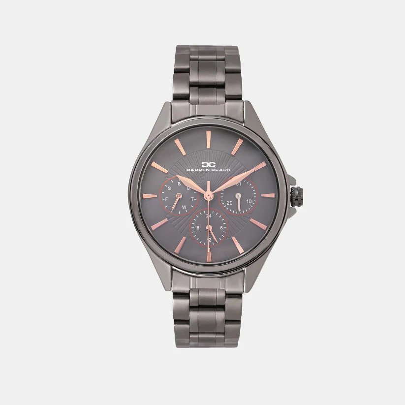 Women Quartz Grey Dial Multi-Function Metal Watch 2010J-M0815 - Image 2
