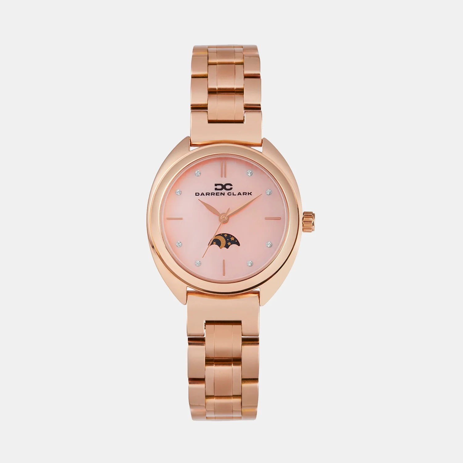 Women Quartz Pink Mother Of Pearl Dial Analog Metal Watch 2011C-M0318 - Image 2