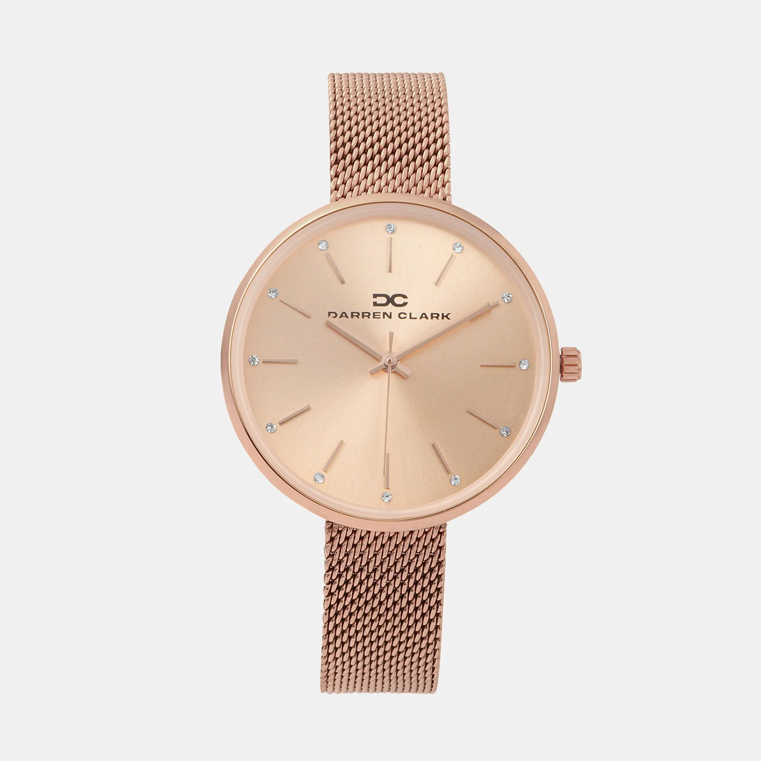 Women Quartz Rose Dial Analog Mesh Watch 2007C-E0307 - Image 2