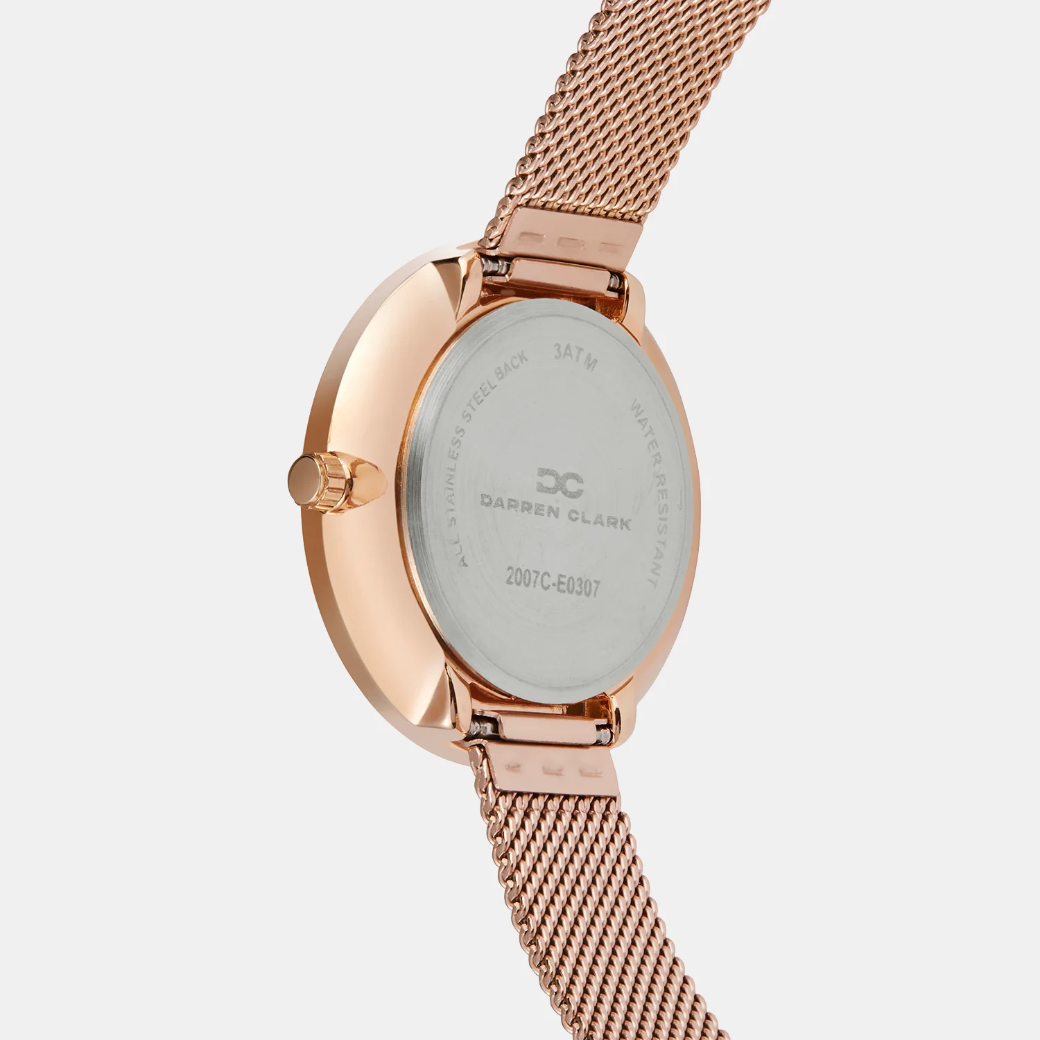 Women Quartz Rose Dial Analog Mesh Watch 2007C-E0307 - Image 4