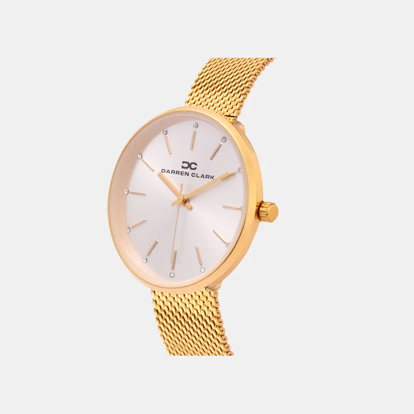 Women Quartz Silver Dial Analog Mesh Watch 2007B-E0203 - Image 3