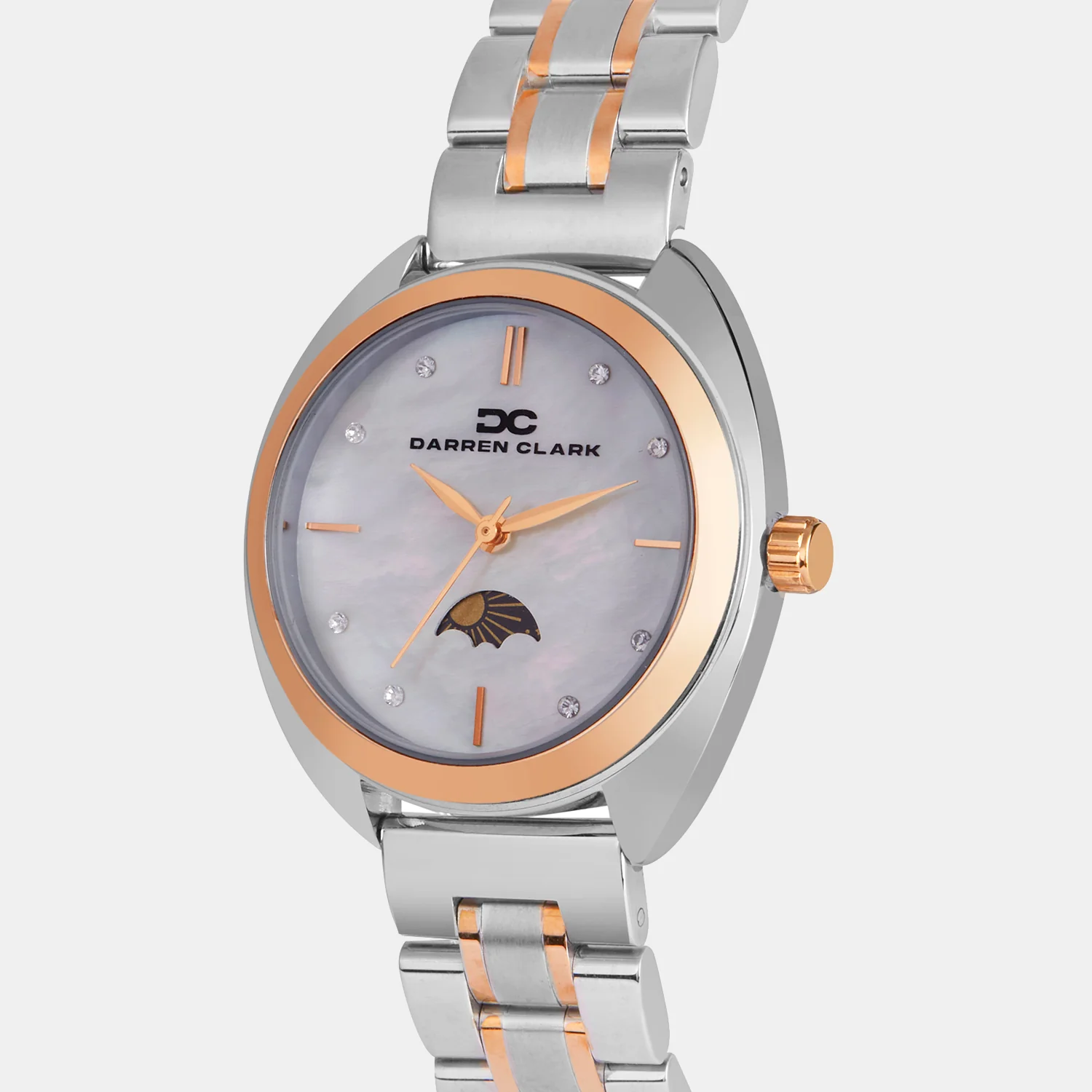 Women Quartz White Mother Of Pearl Dial Analog Metal Watch 2011E-M0101 - Image 3