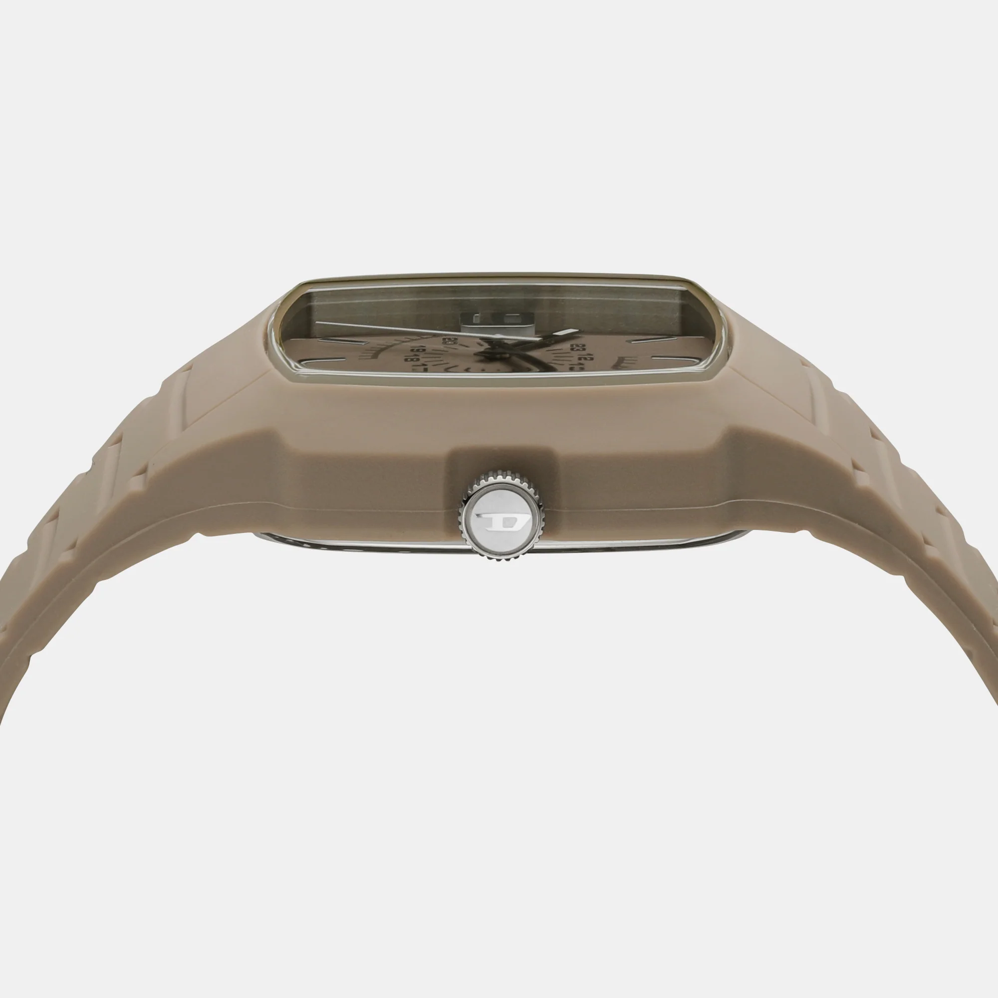 Cliffhanger 2.0 Men Quartz Beige Dial Analog Silicone Watch DZ2167 - Image 4