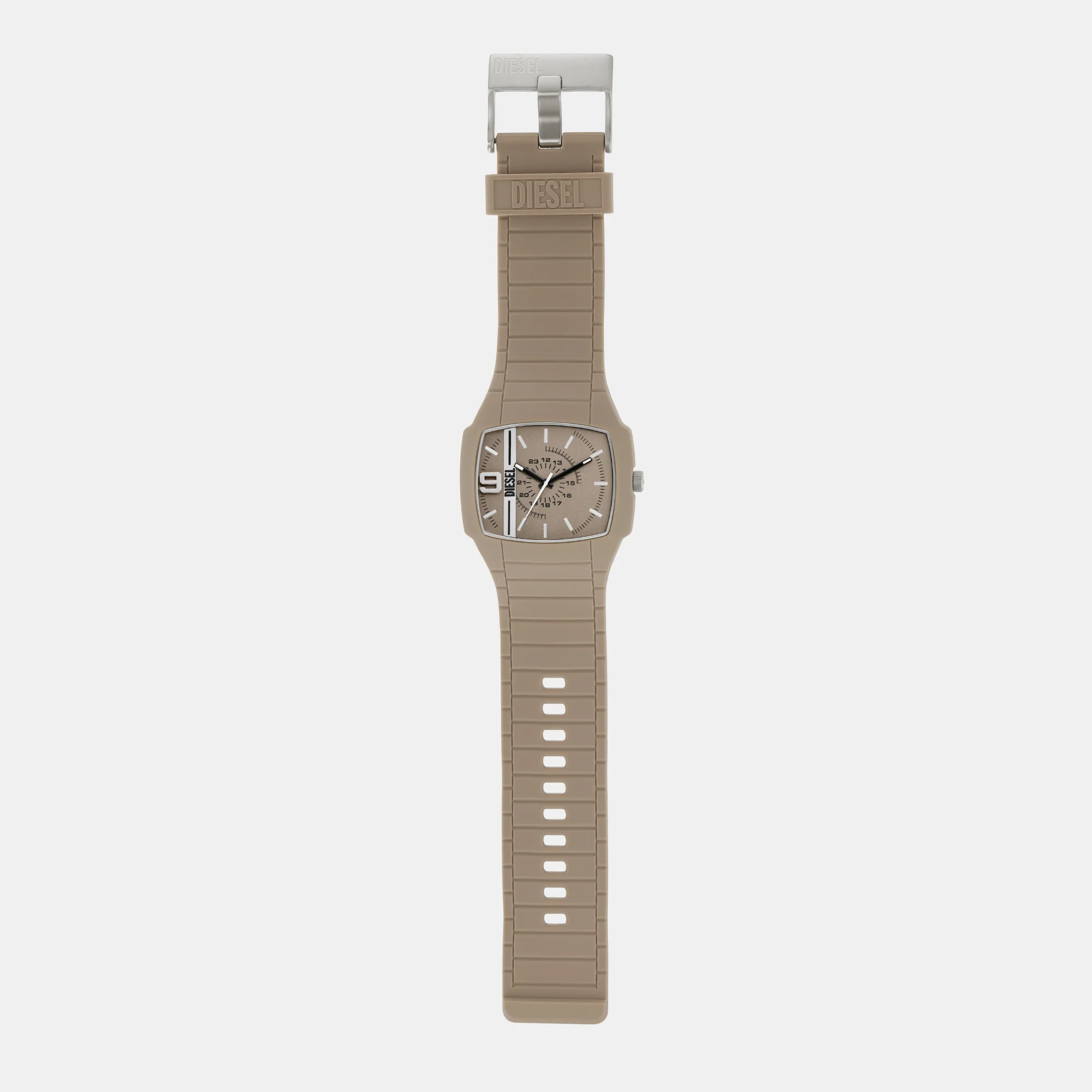 Cliffhanger 2.0 Men Quartz Beige Dial Analog Silicone Watch DZ2167 - Image 8