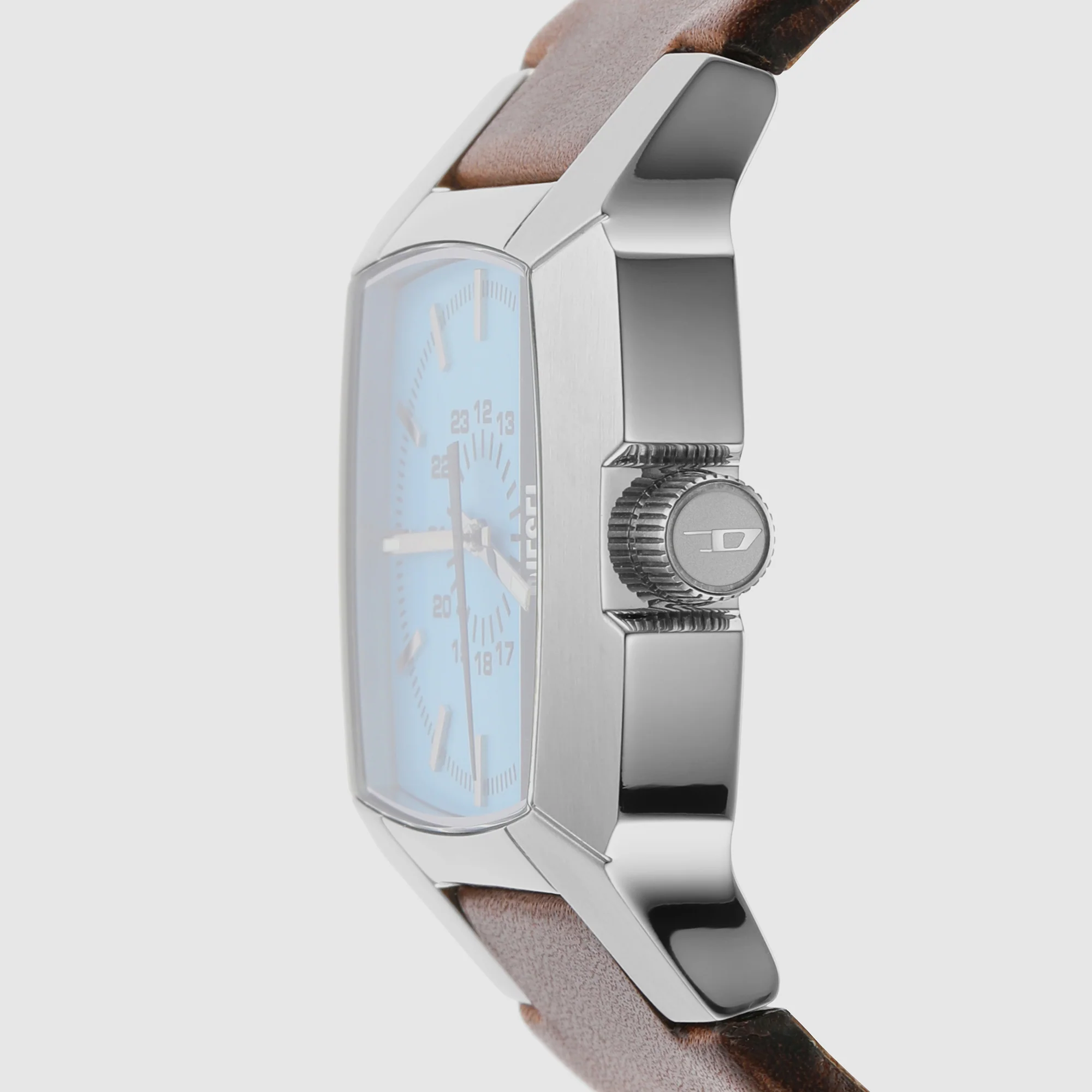Cliffhanger Men Quartz Blue Dial Analog Leather Watch DZ1998 - Image 2
