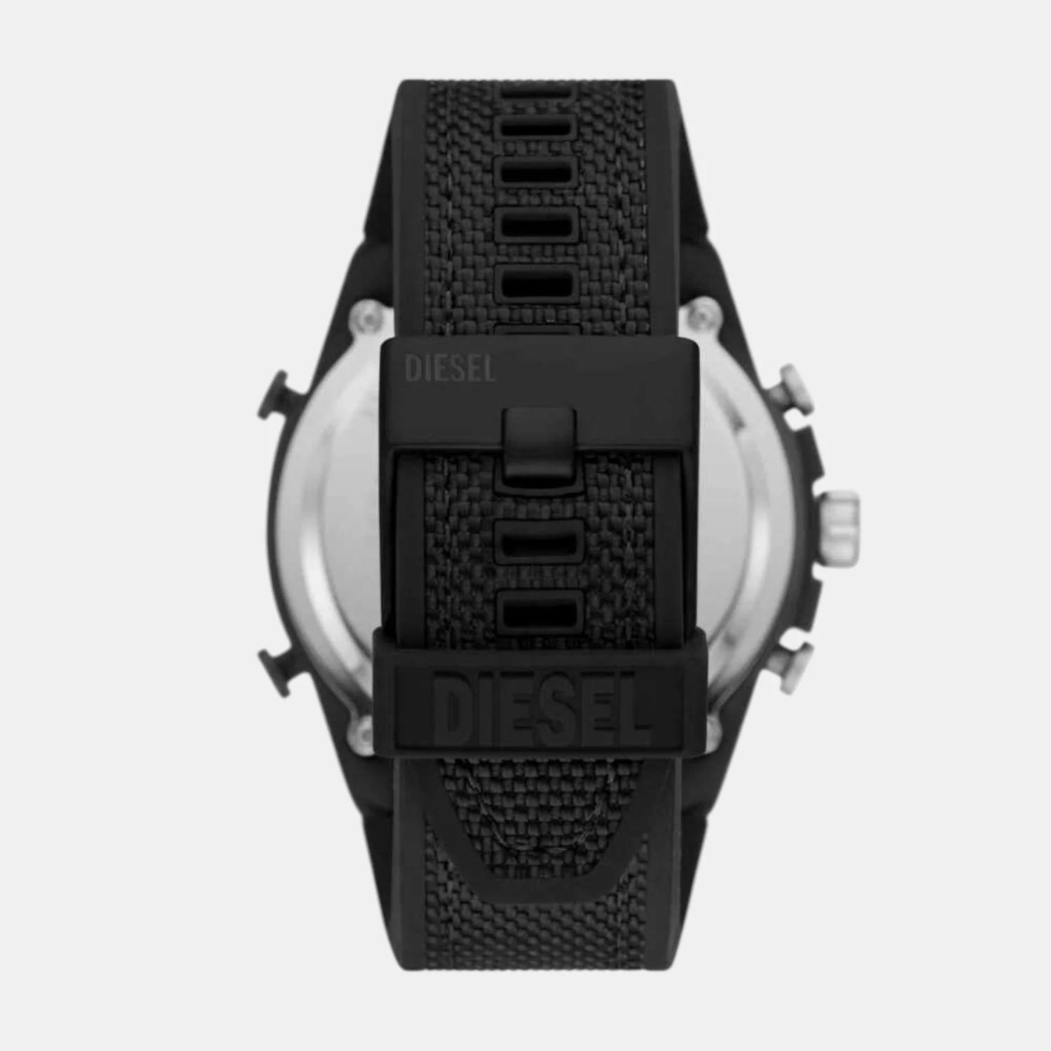 Mega Chief Men Quartz Black Dial Analog-Digital Silicone Watch DZ4552 - Image 3