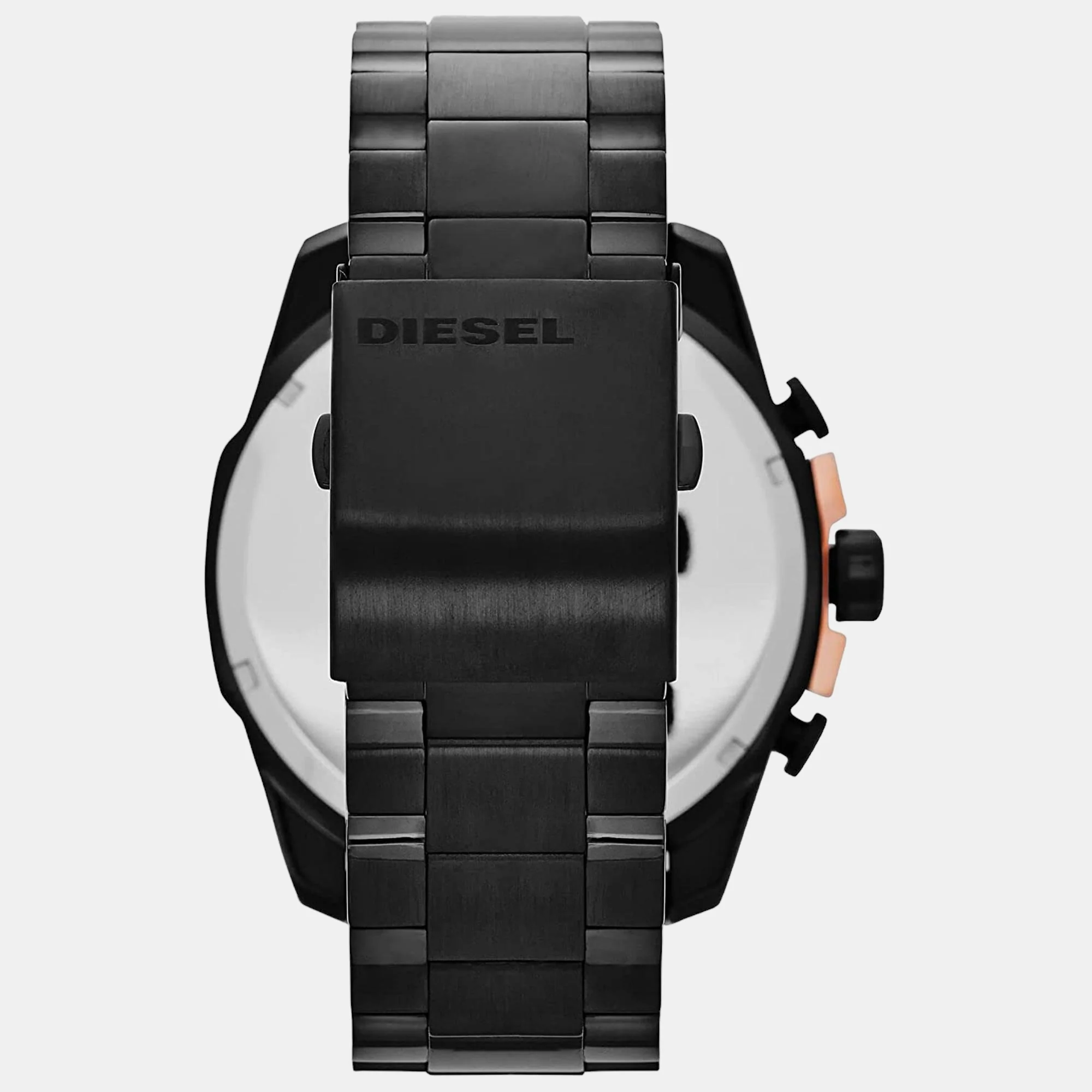 Mega Chief Men Quartz Black Dial Chronograph Stainless Steel Watch DZ4309 - Image 4