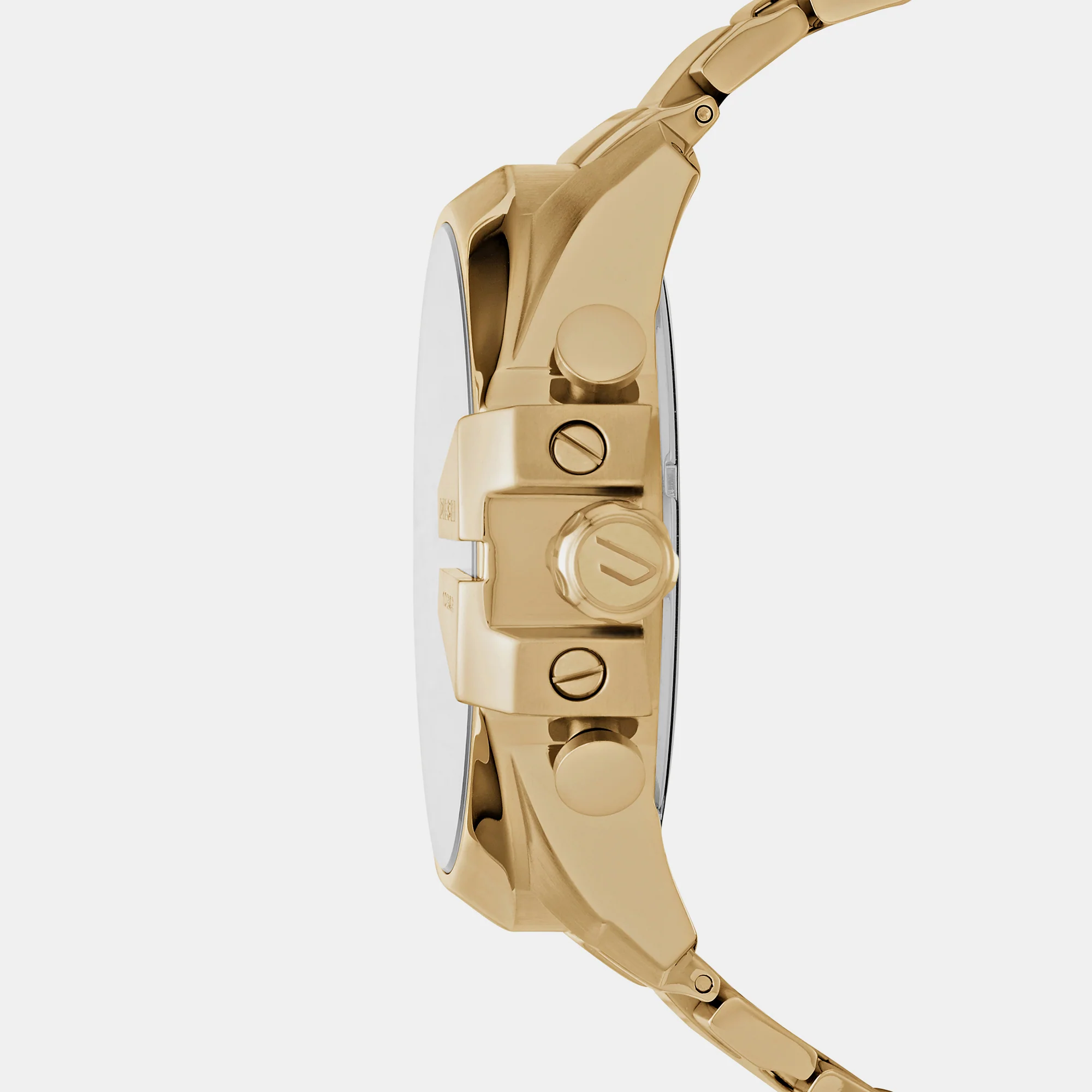 Mega Chief Men Quartz Gold Dial Chronograph Stainless Steel Watch DZ4360 - Image 4