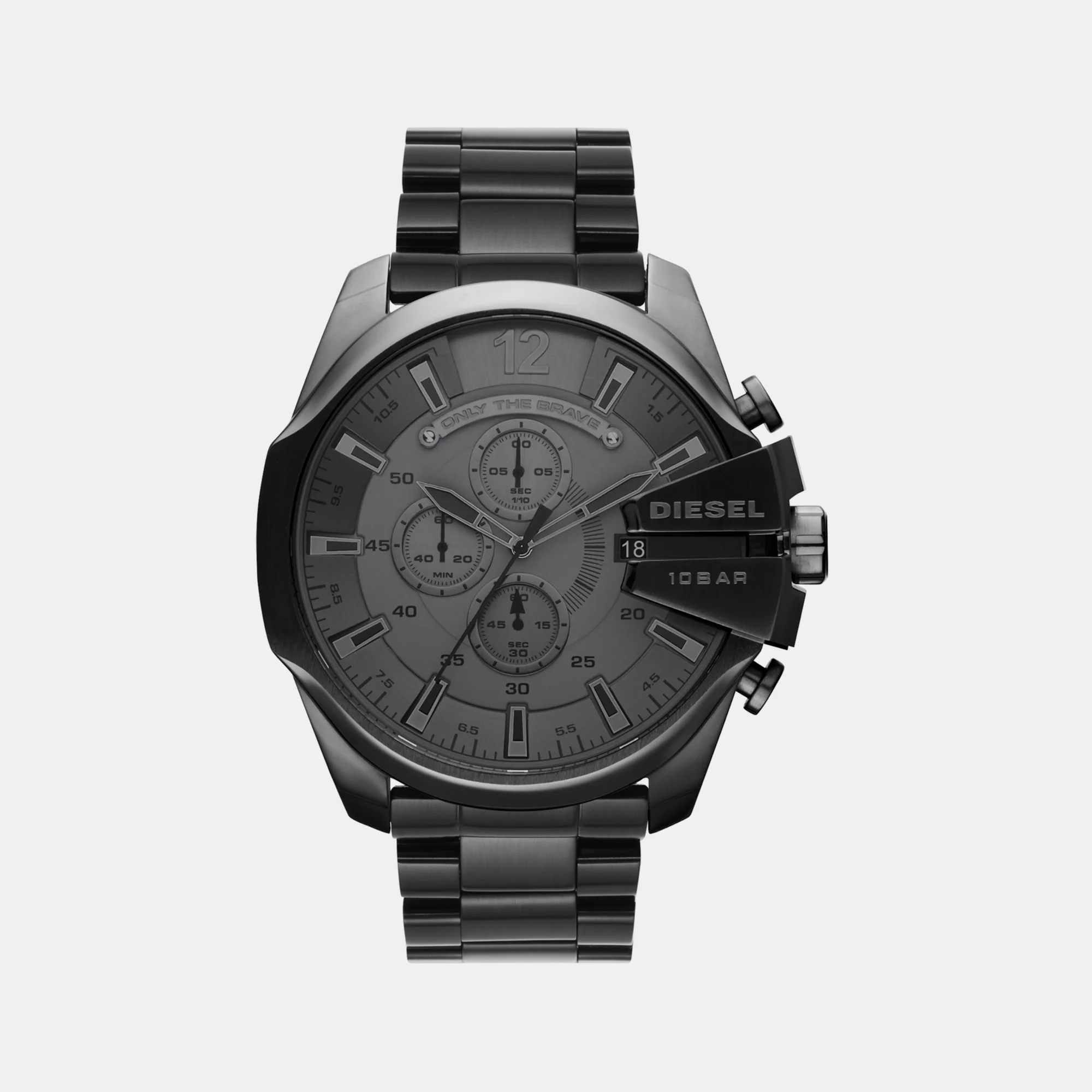 Mega Chief Men Quartz Grey Dial Chronograph Stainless Steel Watch DZ4282 - Image 2