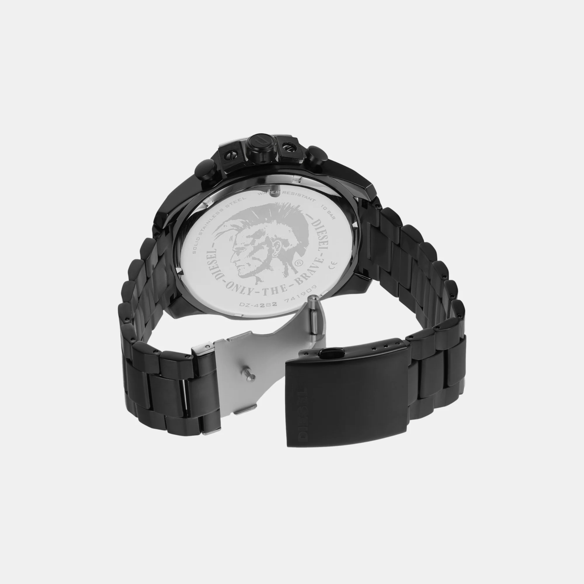 Mega Chief Men Quartz Grey Dial Chronograph Stainless Steel Watch DZ4282 - Image 3
