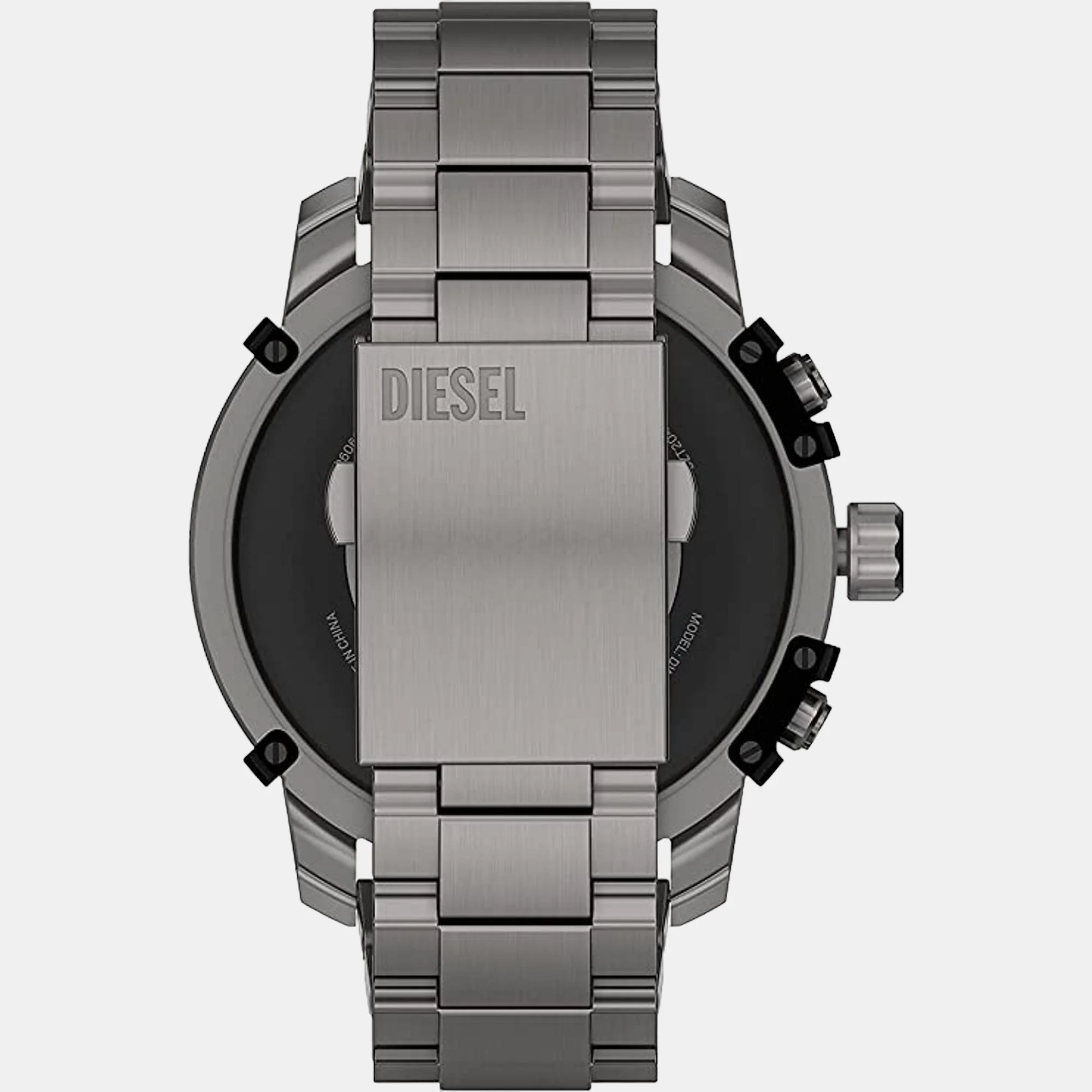 Men Automatic Black Dial Digital Silicone Watch DZT2042 - Image 3