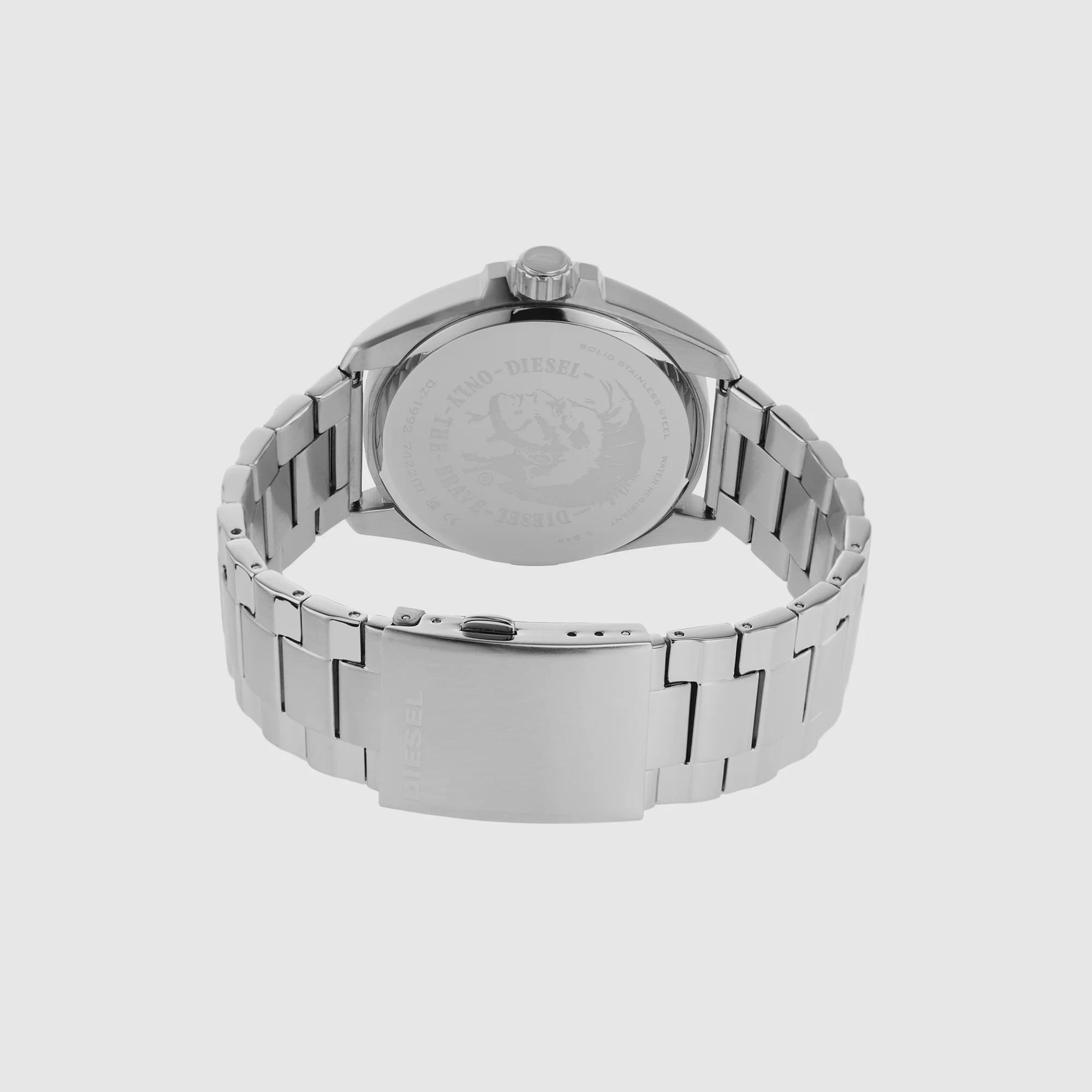 Ms9 Men Quartz Silver Dial Analog Stainless Steel Watch DZ1992 - Image 3