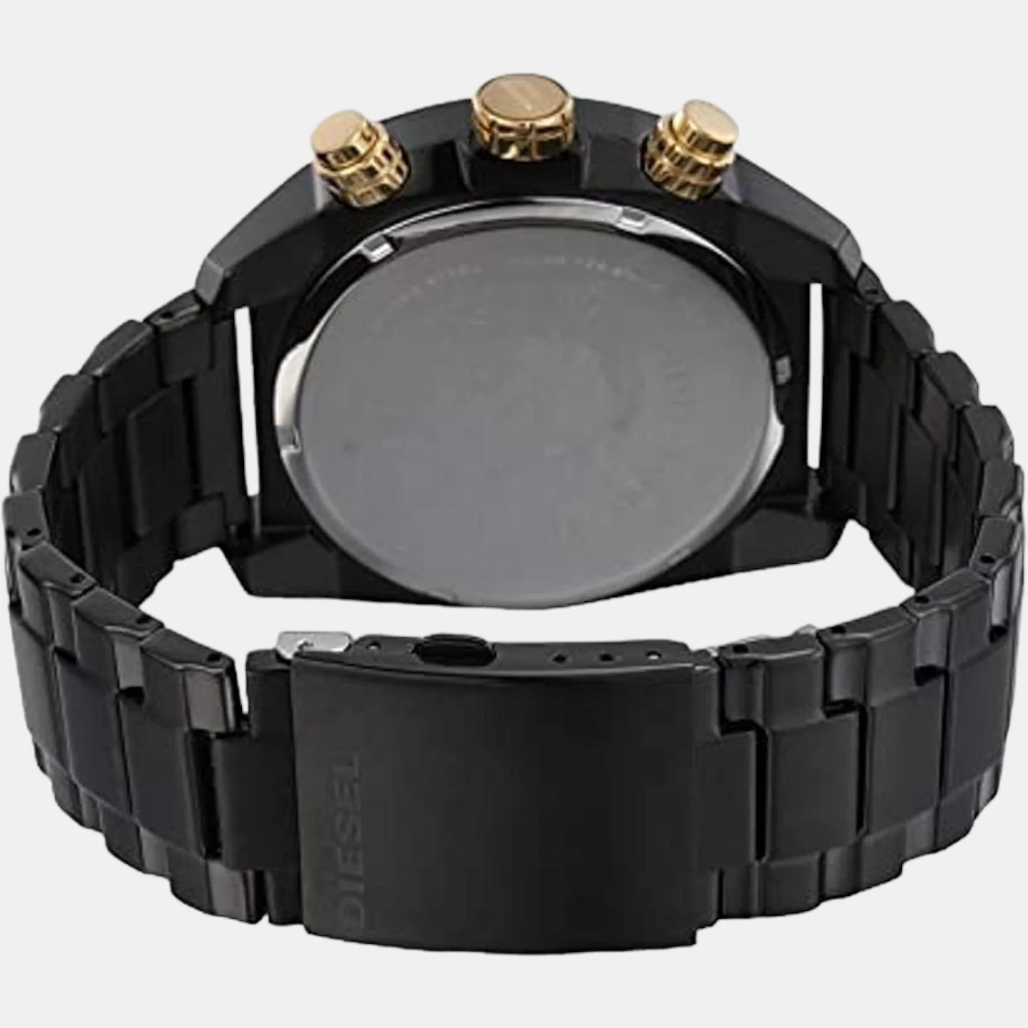 Overflow Men Quartz Black Dial Chronograph Stainless Steel Watch DZ4504 - Image 5