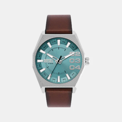 Scraper Men Quartz Blue Dial Analog Leather Watch DZ2174 - Image 2
