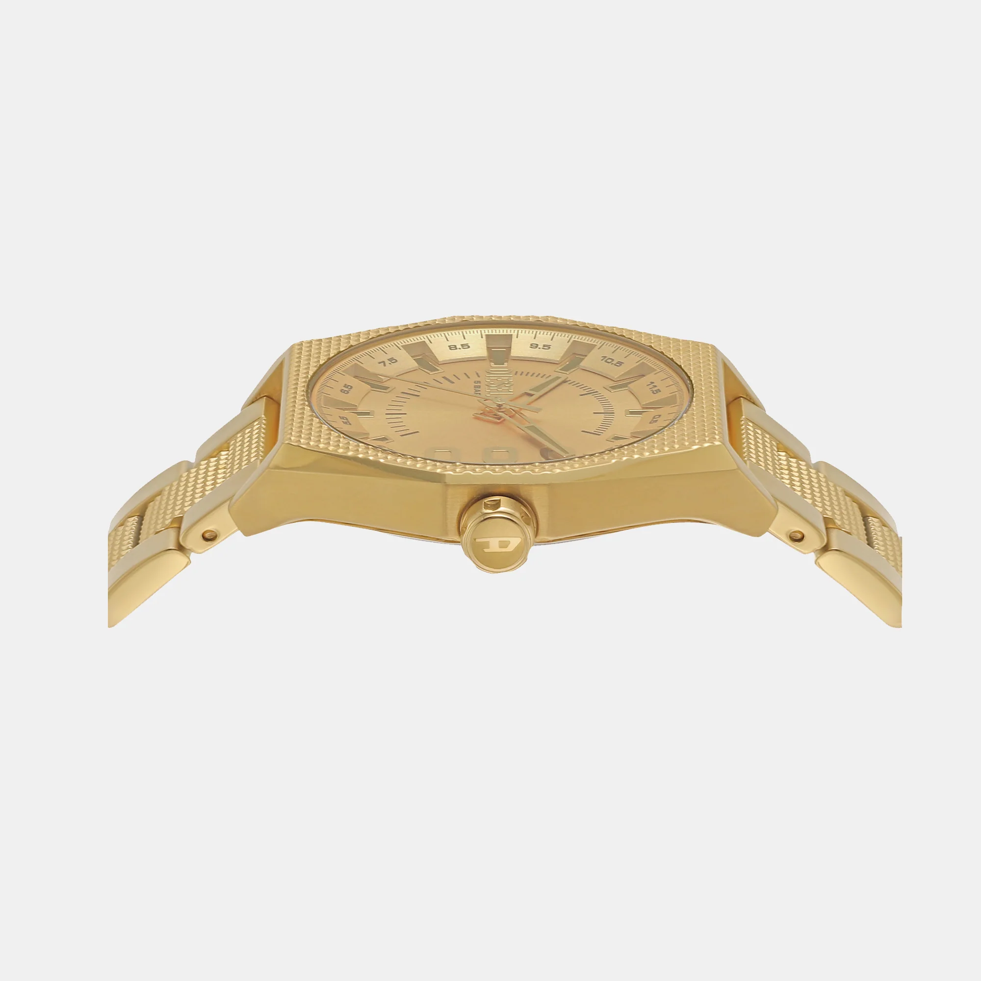Scraper Men Quartz Gold Dial Analog Stainless Steel Watch DZ2173 - Image 3