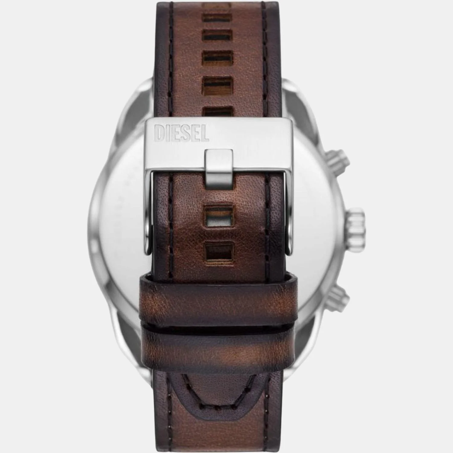 Spiked Men Quartz Blue Dial Chronograph Leather Watch DZ4606 - Image 3