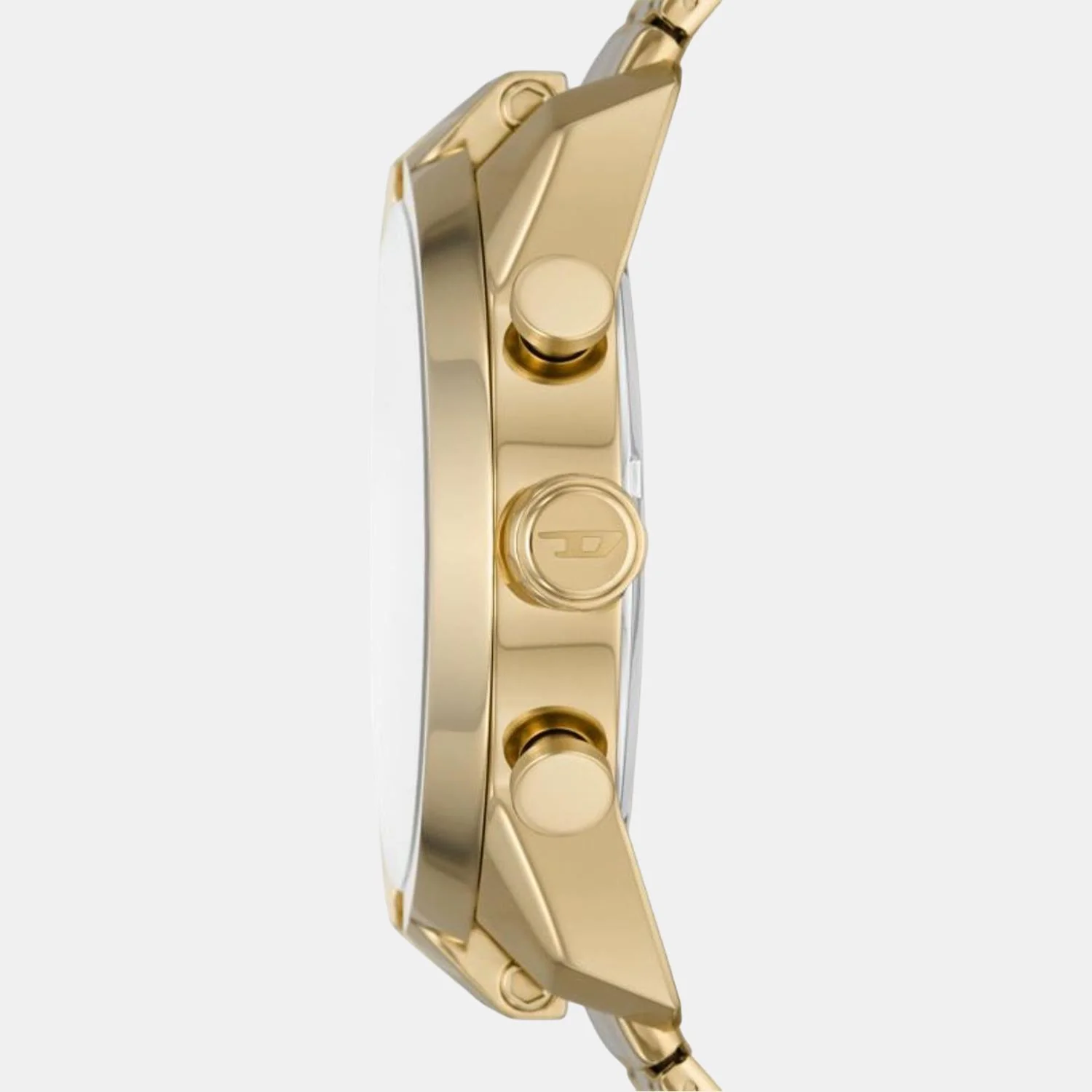 Split Men Quartz Gold Dial Chronograph Stainless Steel Watch DZ4590 - Image 3