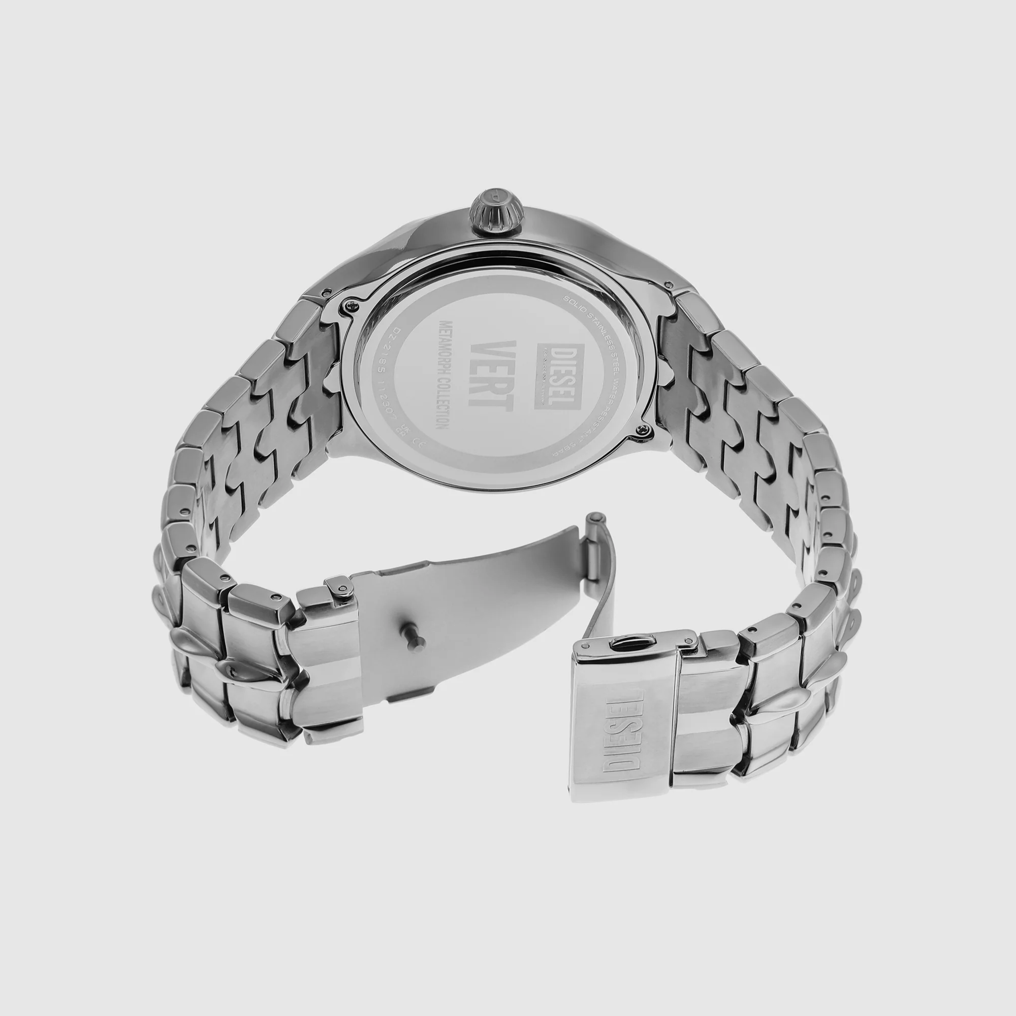Vert Men Quartz Silver Dial Analog Stainless Steel Watch DZ2185 - Image 3