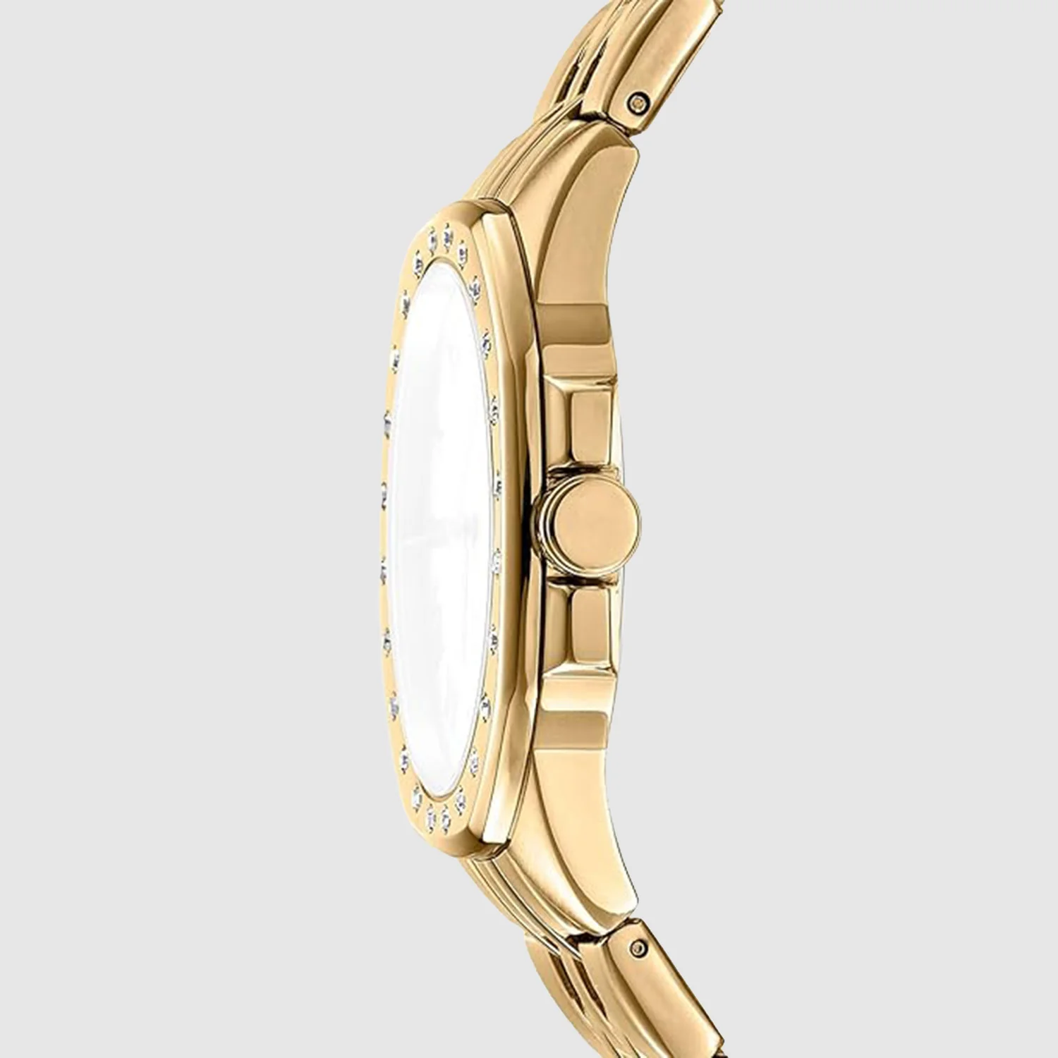 Brooklyn Maxi Women Quartz Champagne Dial Analog Stainless Steel Watch DK1L011M0045 - Image 2