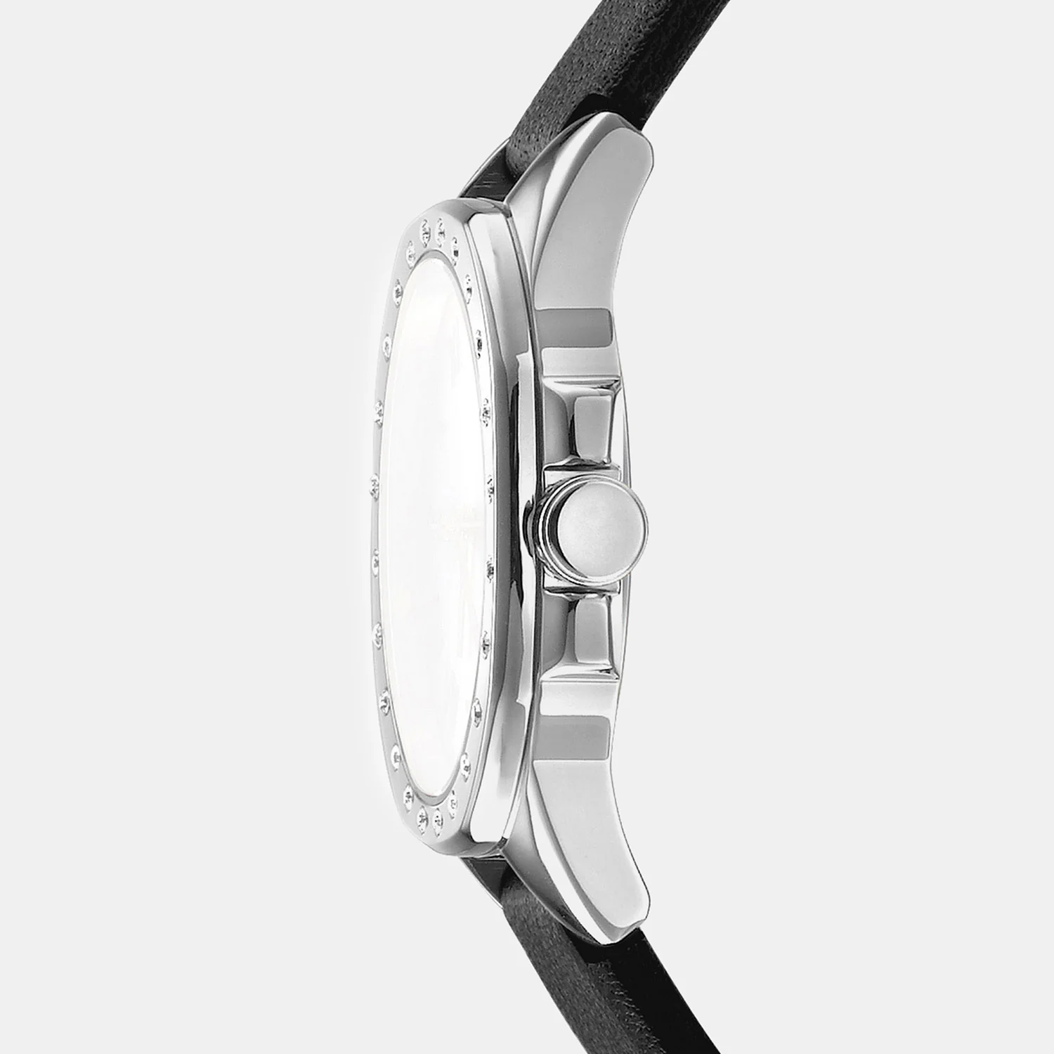 Brooklyn Mini Women Quartz Silver Dial Analog Leather Watch DK1L013L0015 - Image 3