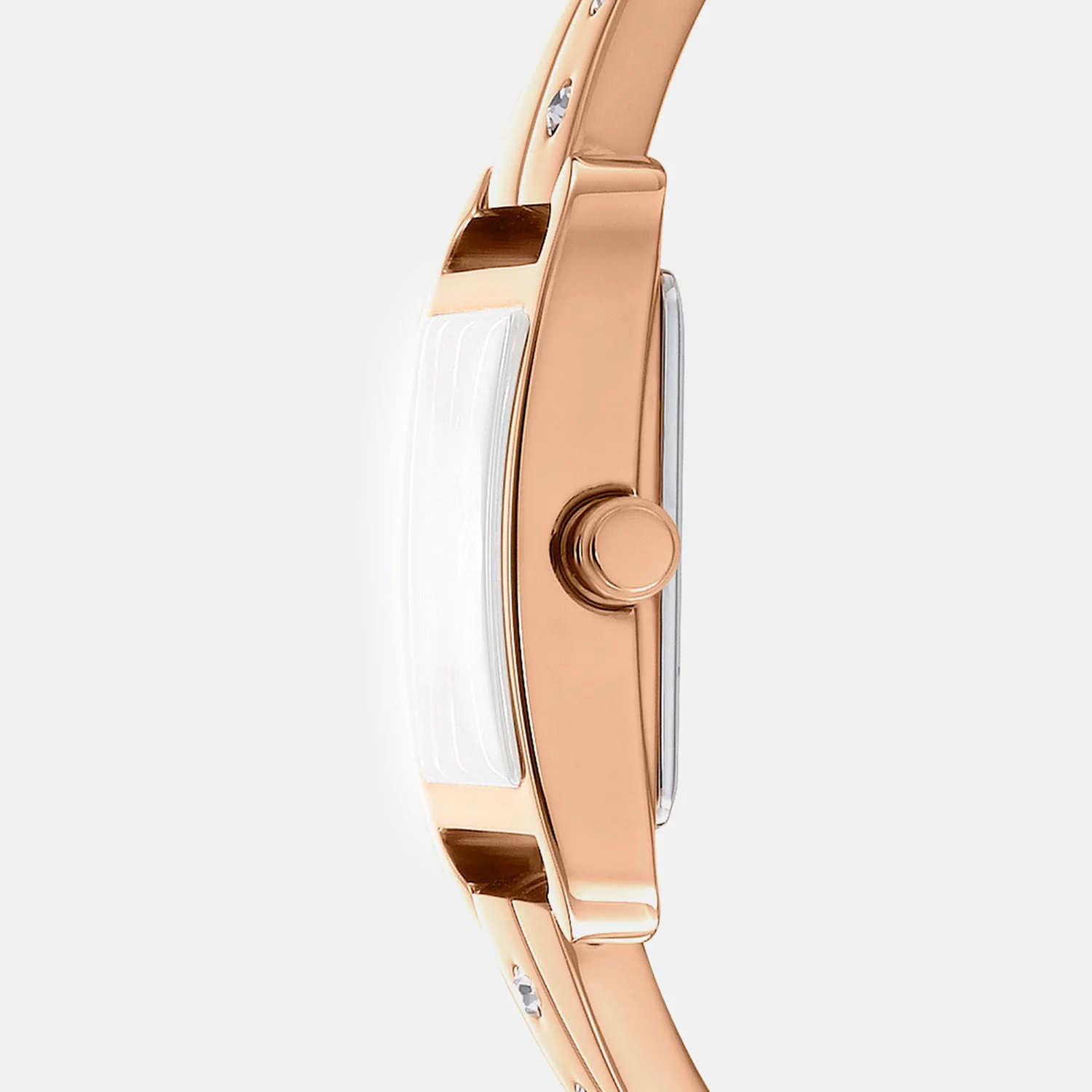 City Bangle Women Quartz Rose Gold Dial Analog Stainless Steel Watch DK1L005M0035 - Image 3