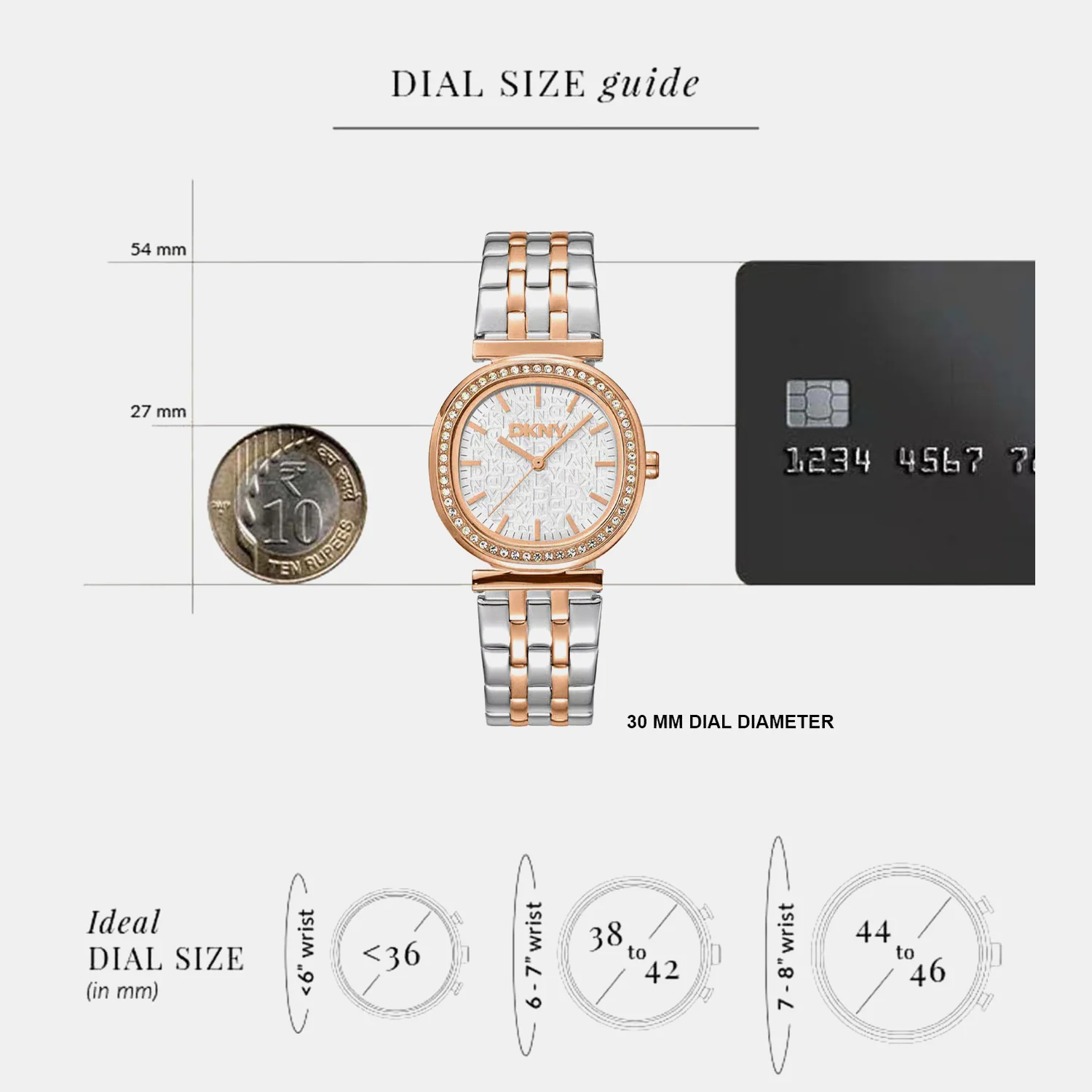Evening Women Quartz Silver Dial Analog Stainless Steel Watch DK1L083M0105 - Image 4