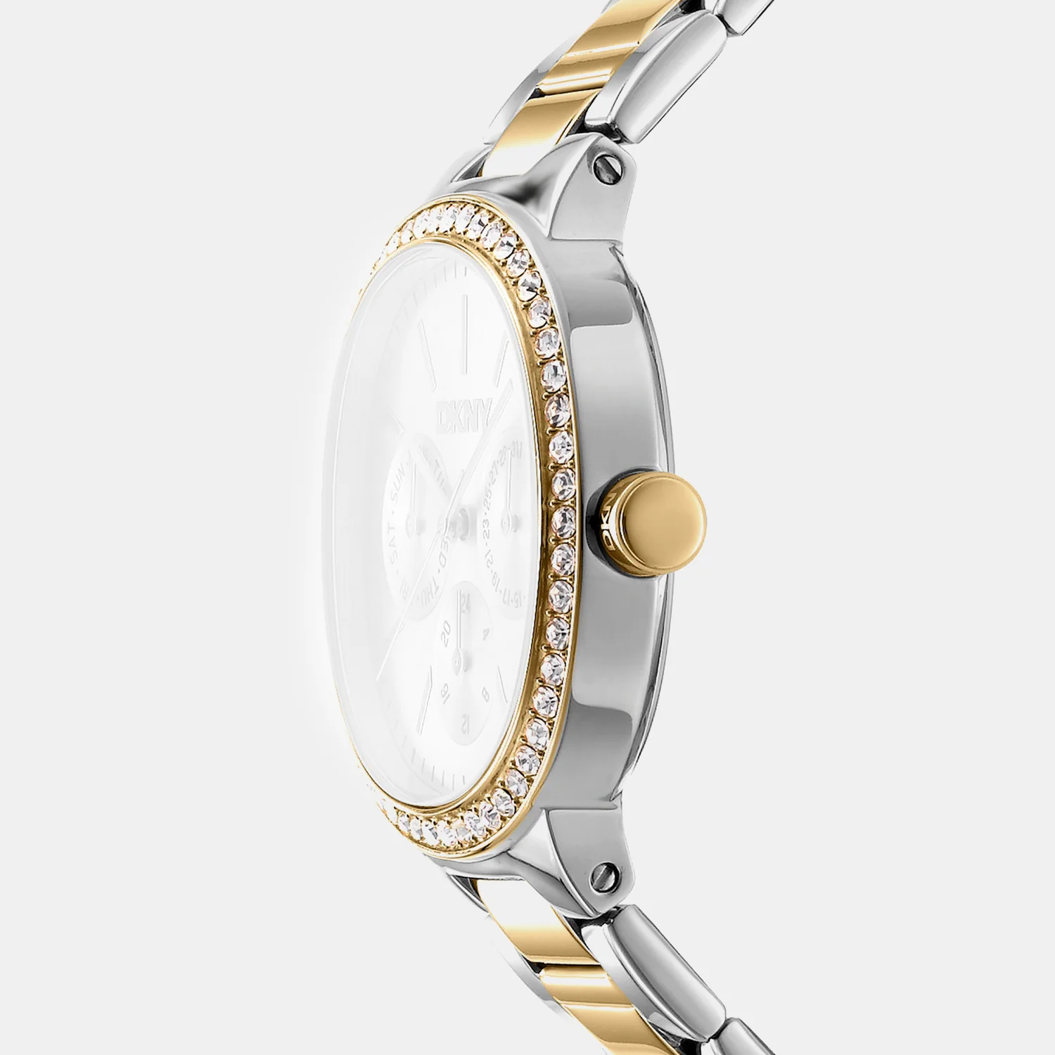 Evening Women Quartz Silver Dial Multi-Function Stainless Steel Watch DK1L084M0085 - Image 3