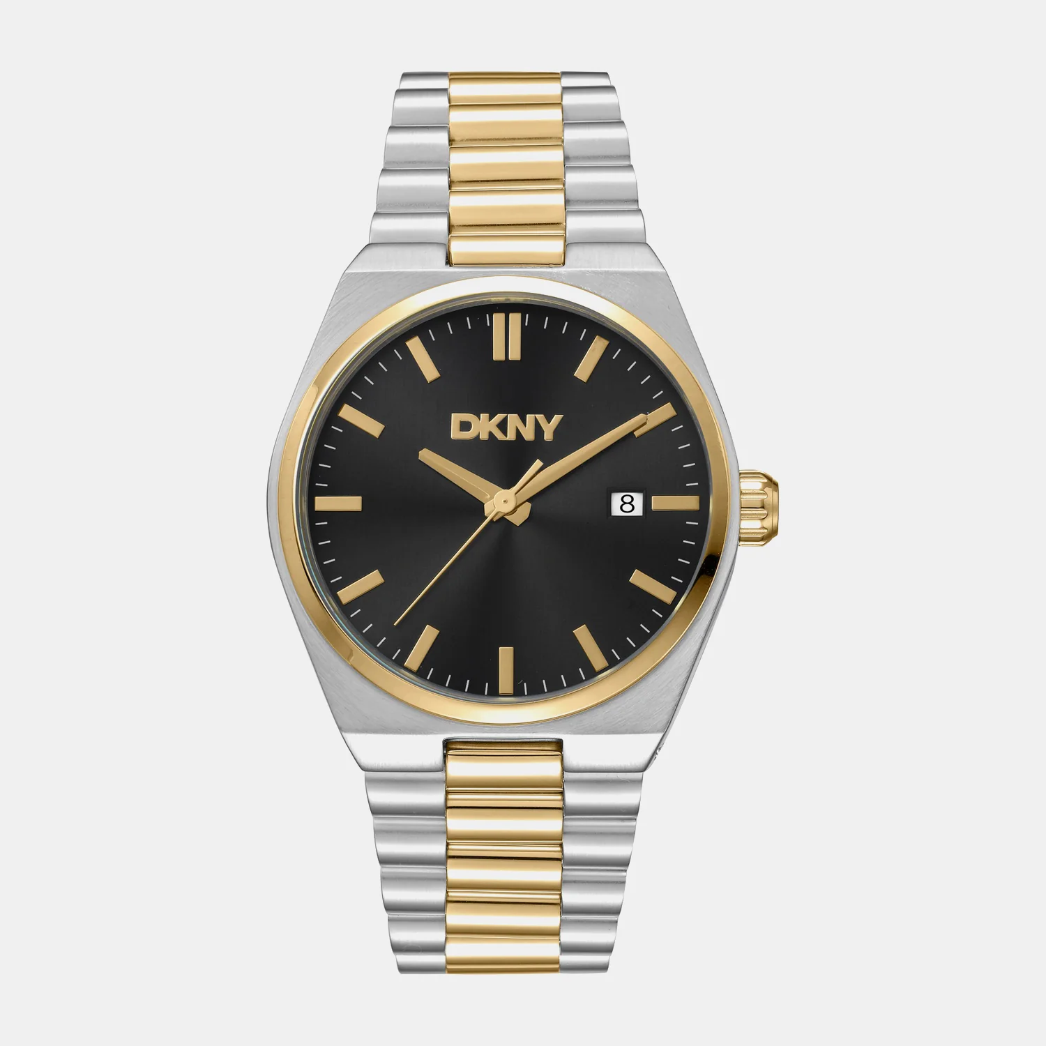 Everyday Men Quartz Black Dial Analog Stainless Steel Watch DK1G135M0055